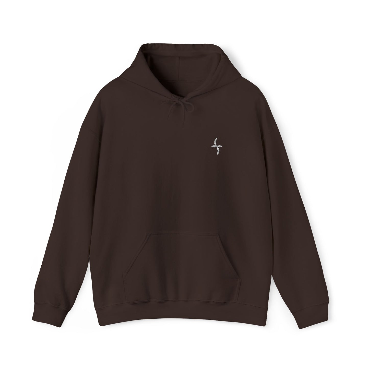 Embroidered White Logo || Hoodie