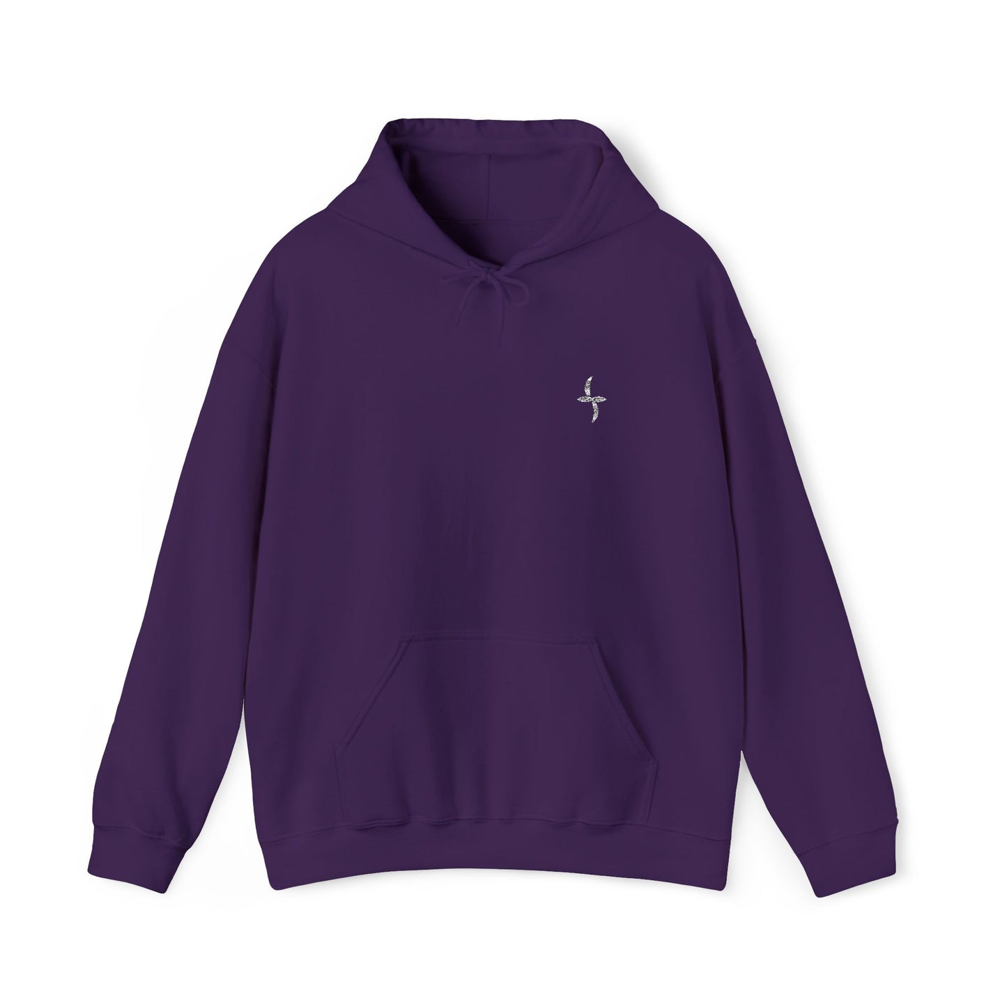 Embroidered White Logo || Hoodie