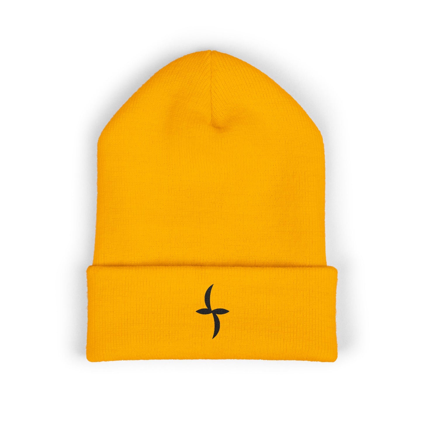 Black Embroidered Logo || Beanie