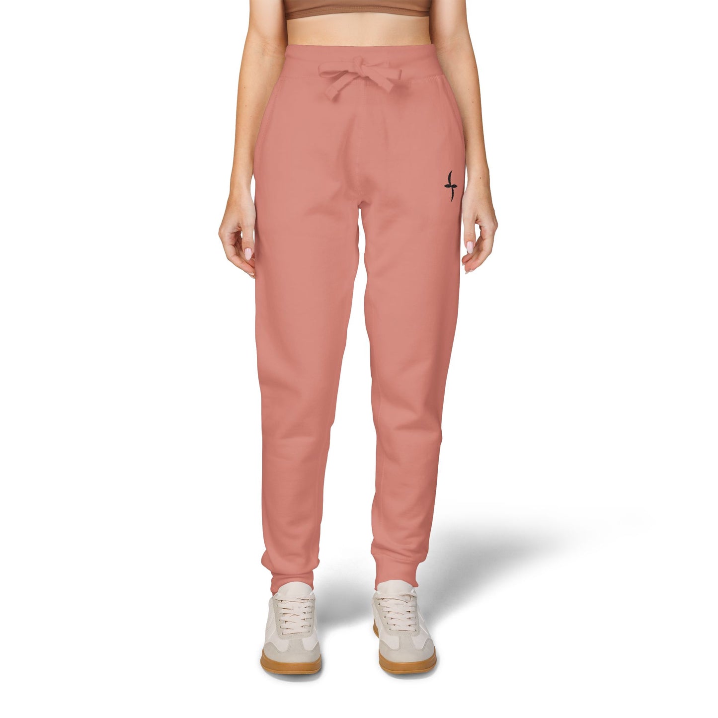 Embroidered Black Logo || Sweatpants