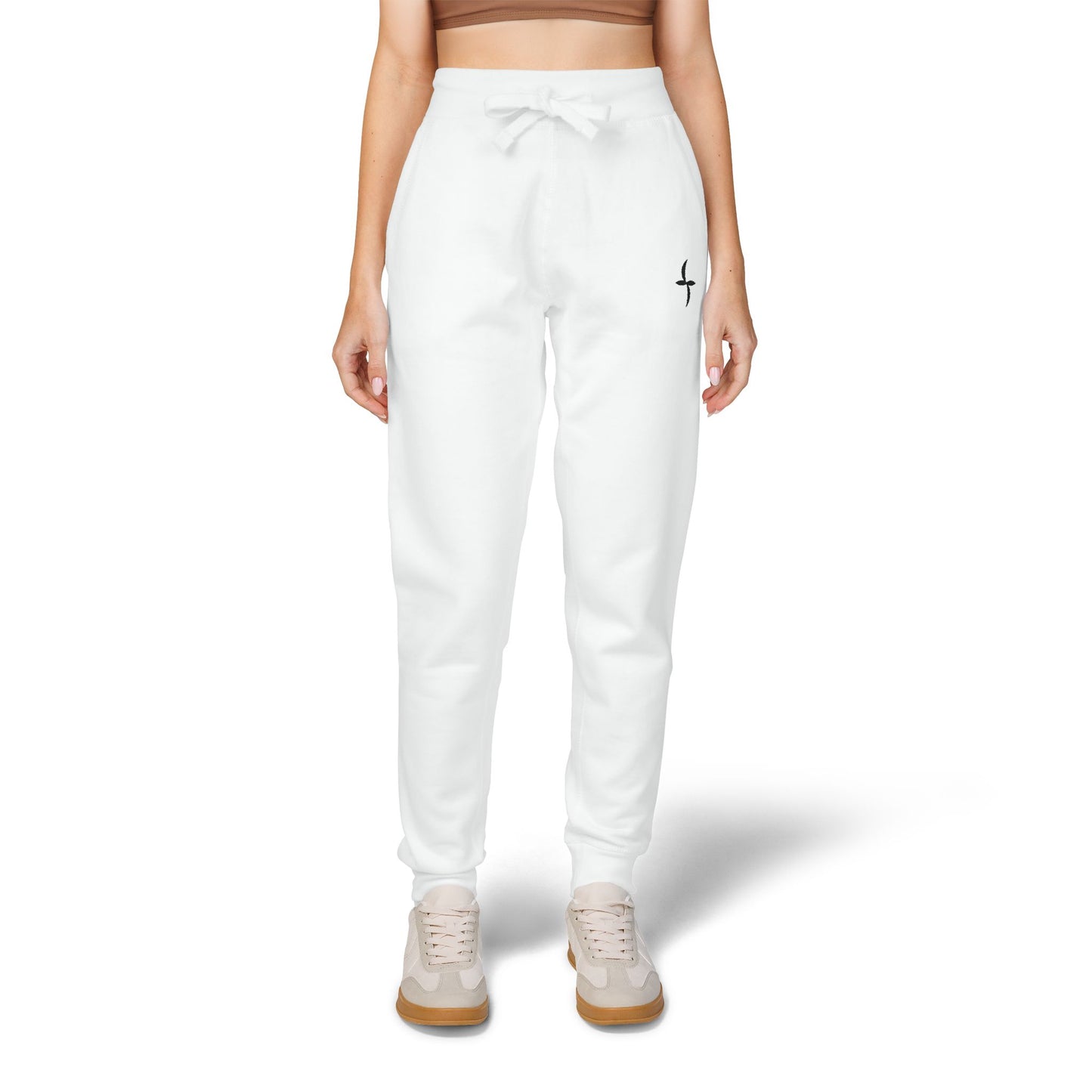 Embroidered Black Logo || Sweatpants