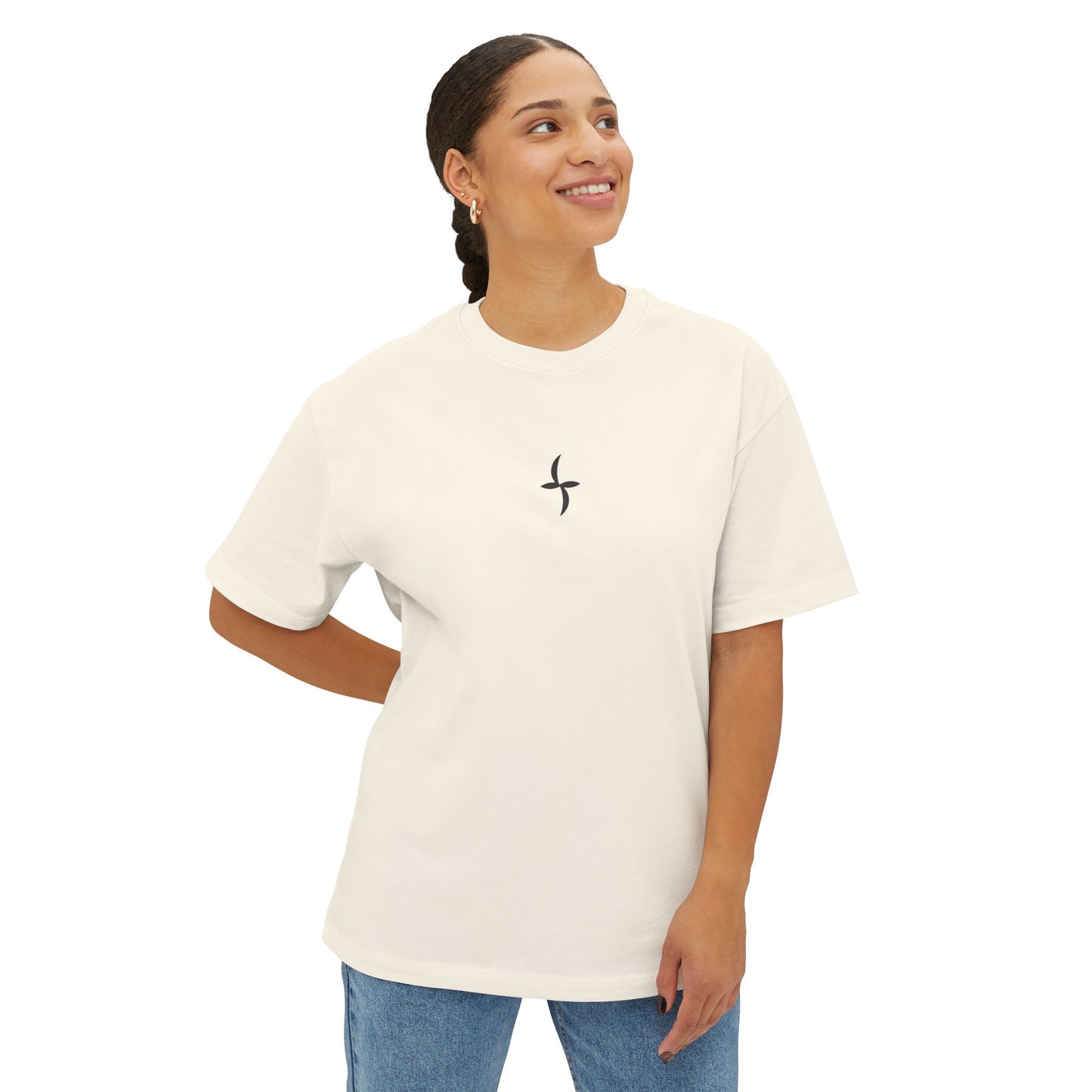 Black Logo || Oversized Tee