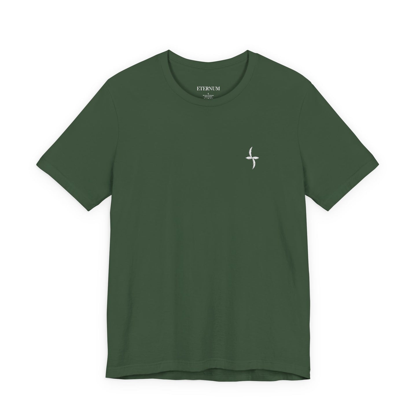 Embroidered White Logo || Tee