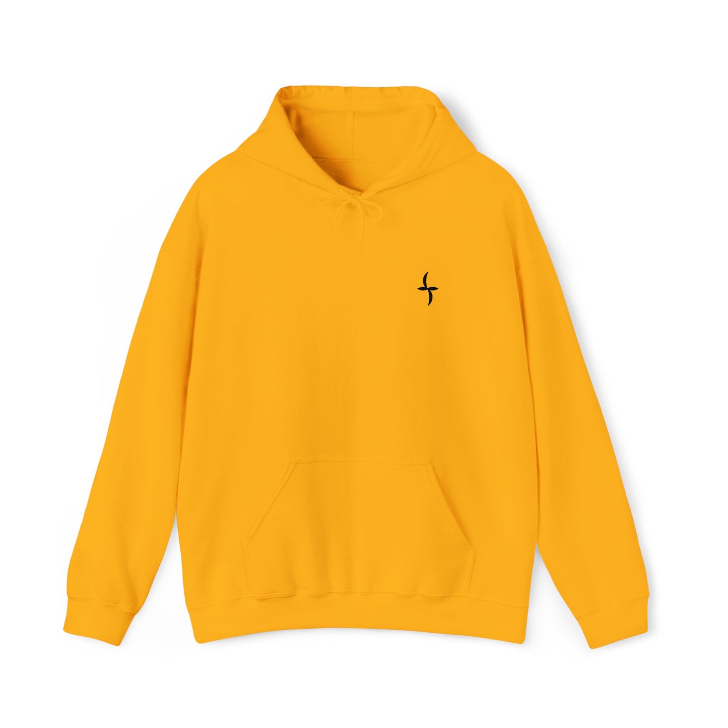 Embroidered Black Logo || Hoodie