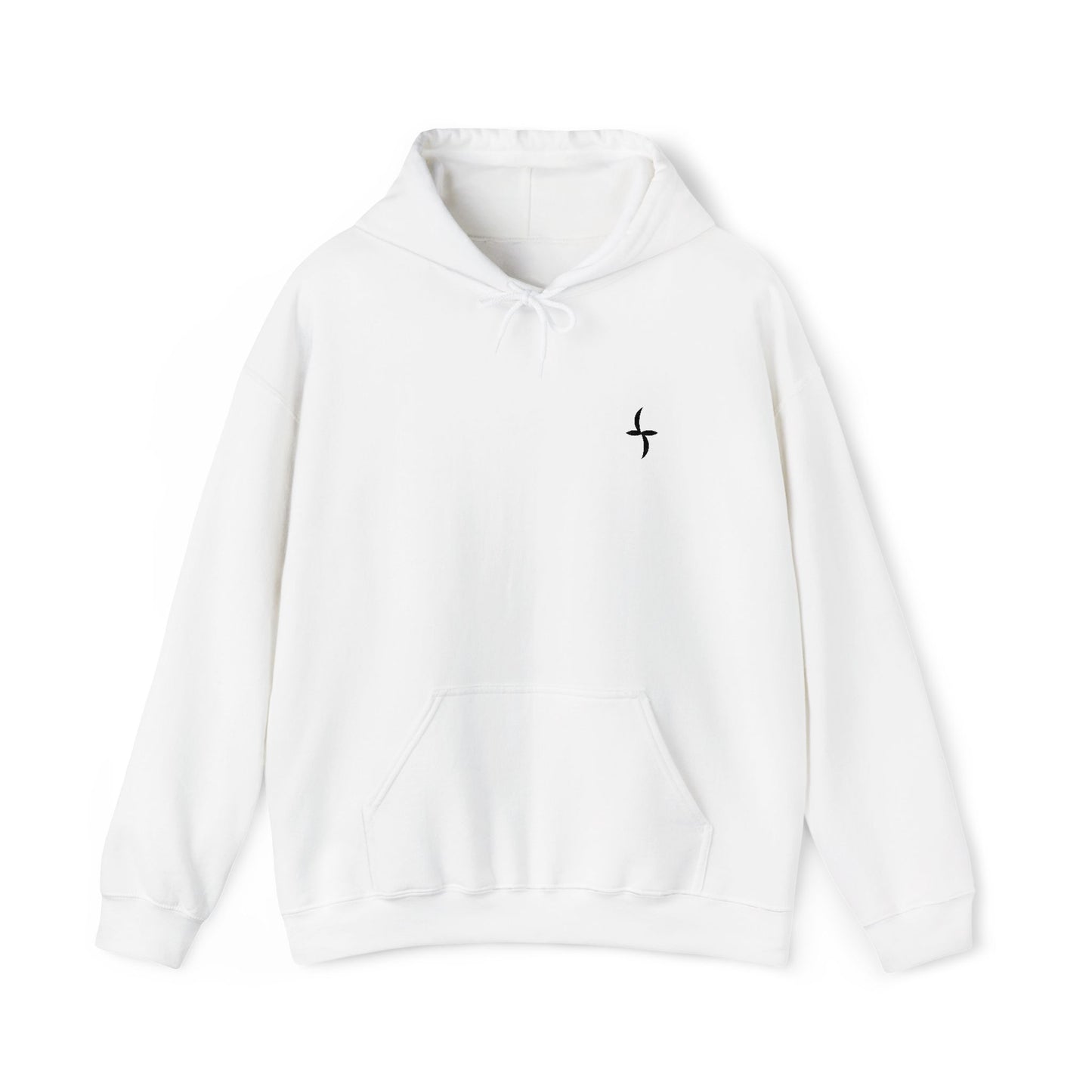 Embroidered Black Logo || Hoodie