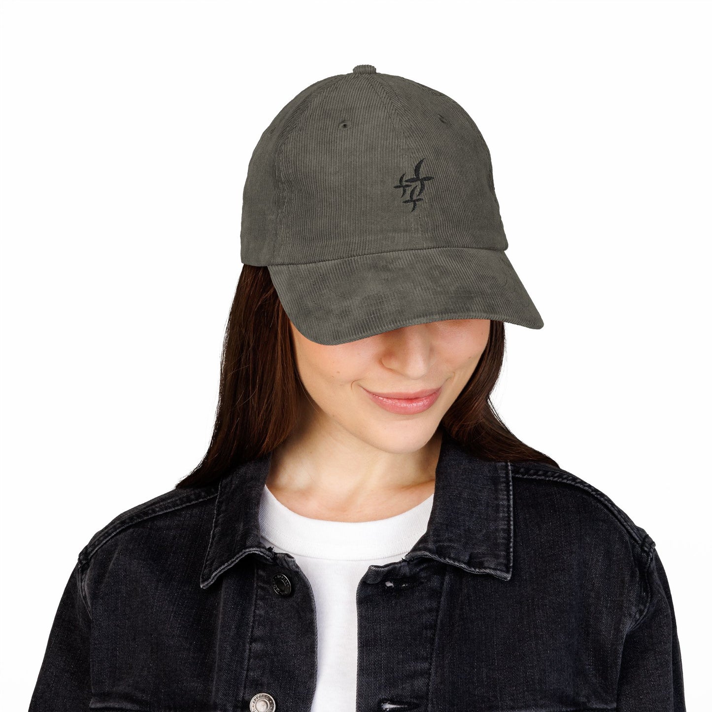 Embroidered Black Logo || Hat