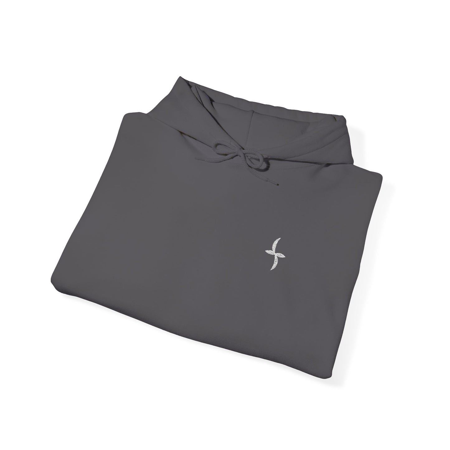 Embroidered White Logo || Hoodie