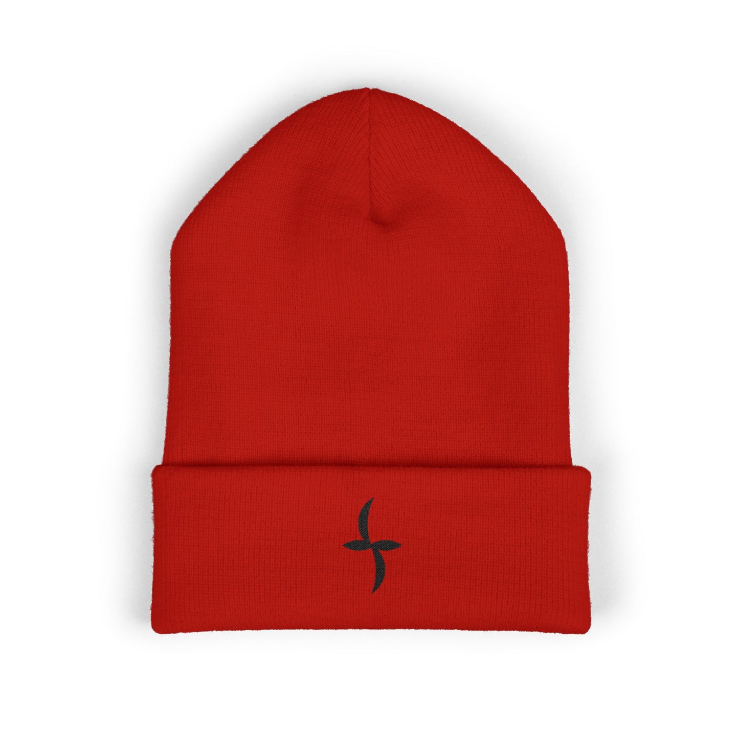 Black Embroidered Logo || Beanie