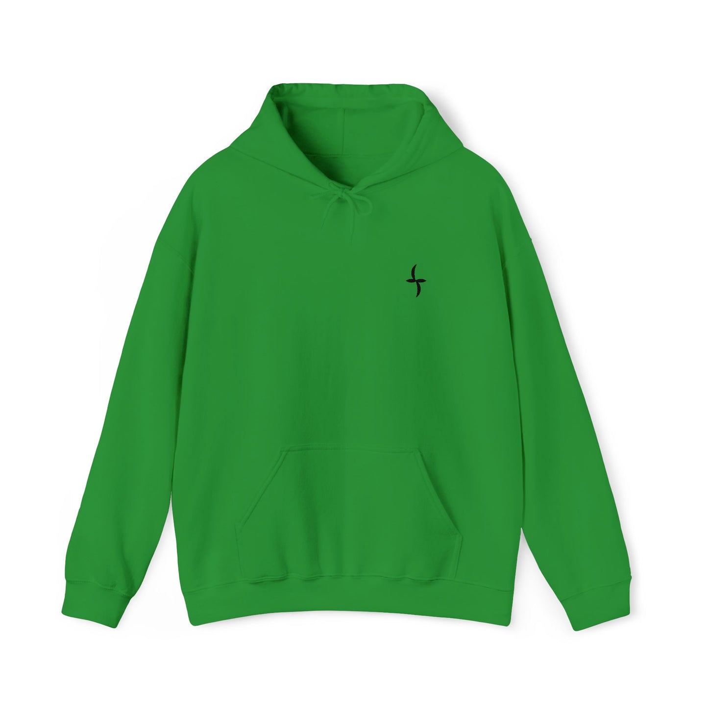 Embroidered Black Logo || Hoodie