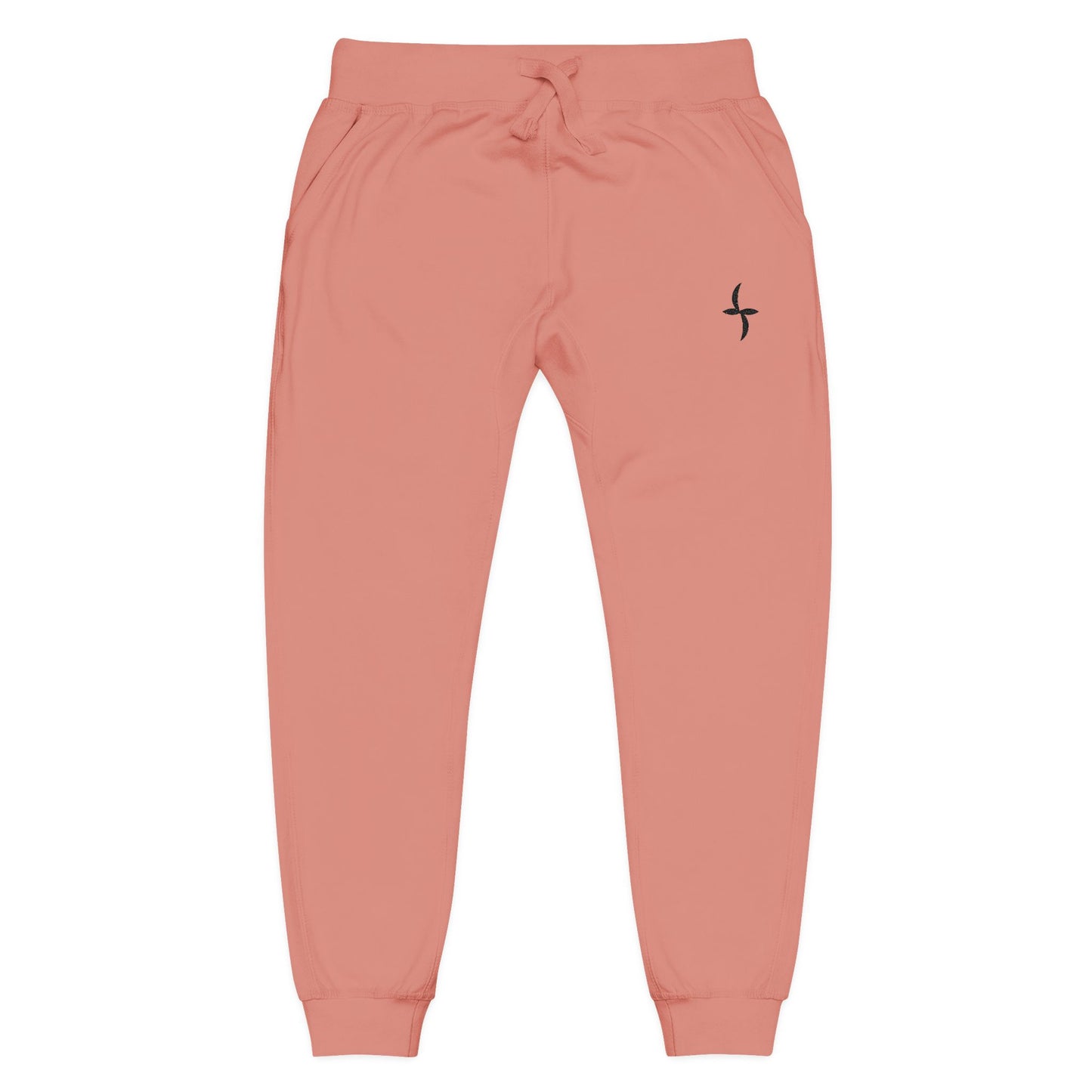 Embroidered Black Logo || Sweatpants