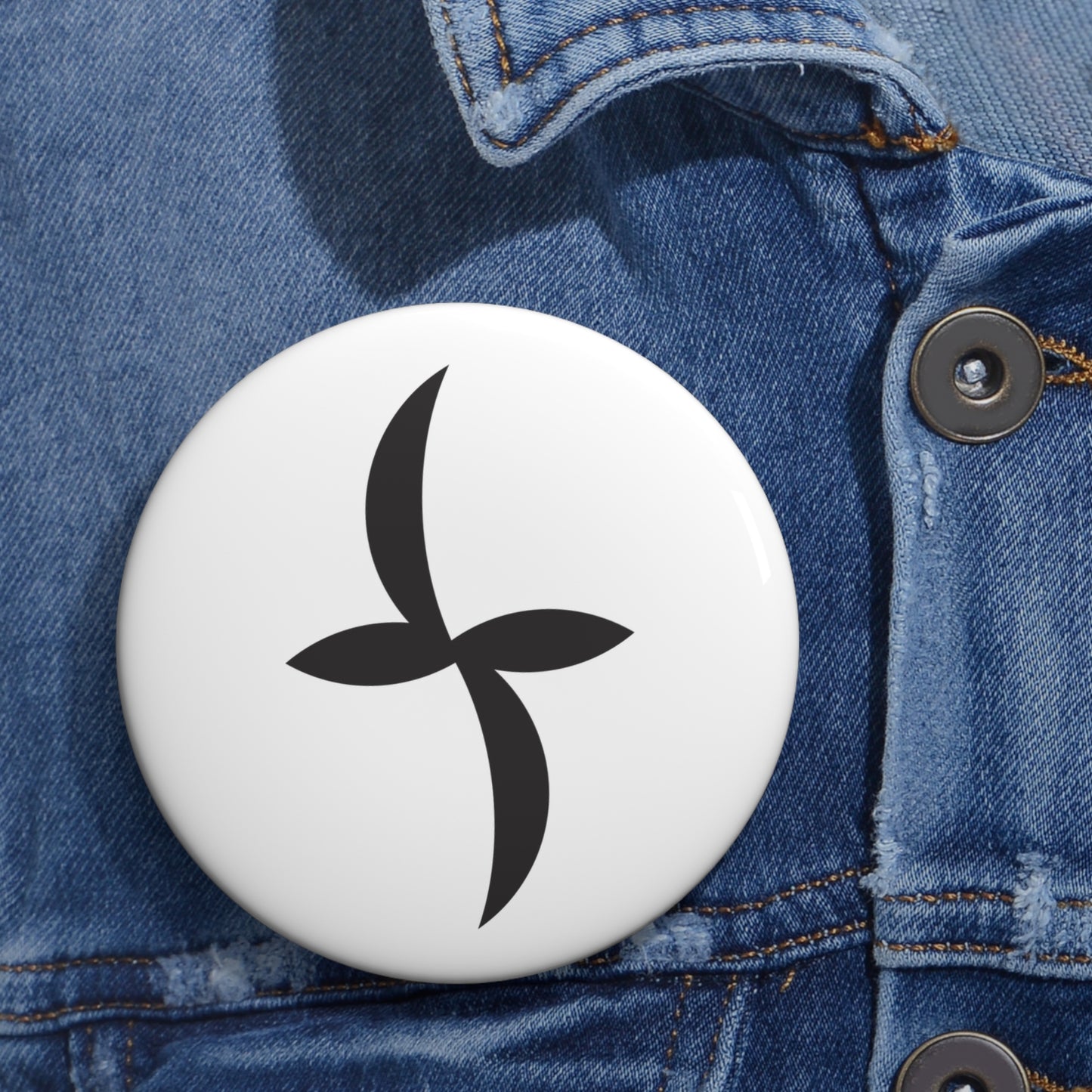 Black Logo Pin