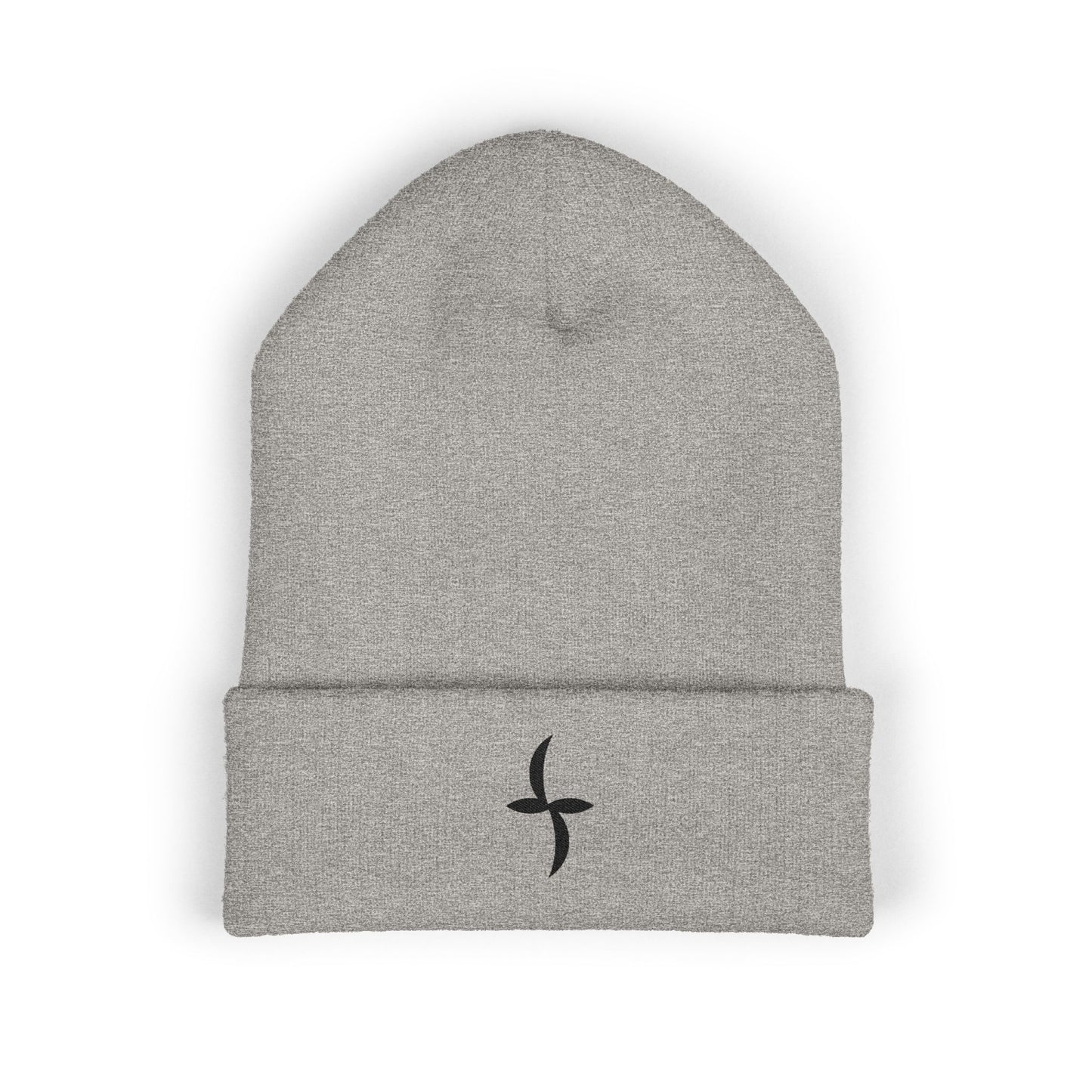 Black Embroidered Logo || Beanie