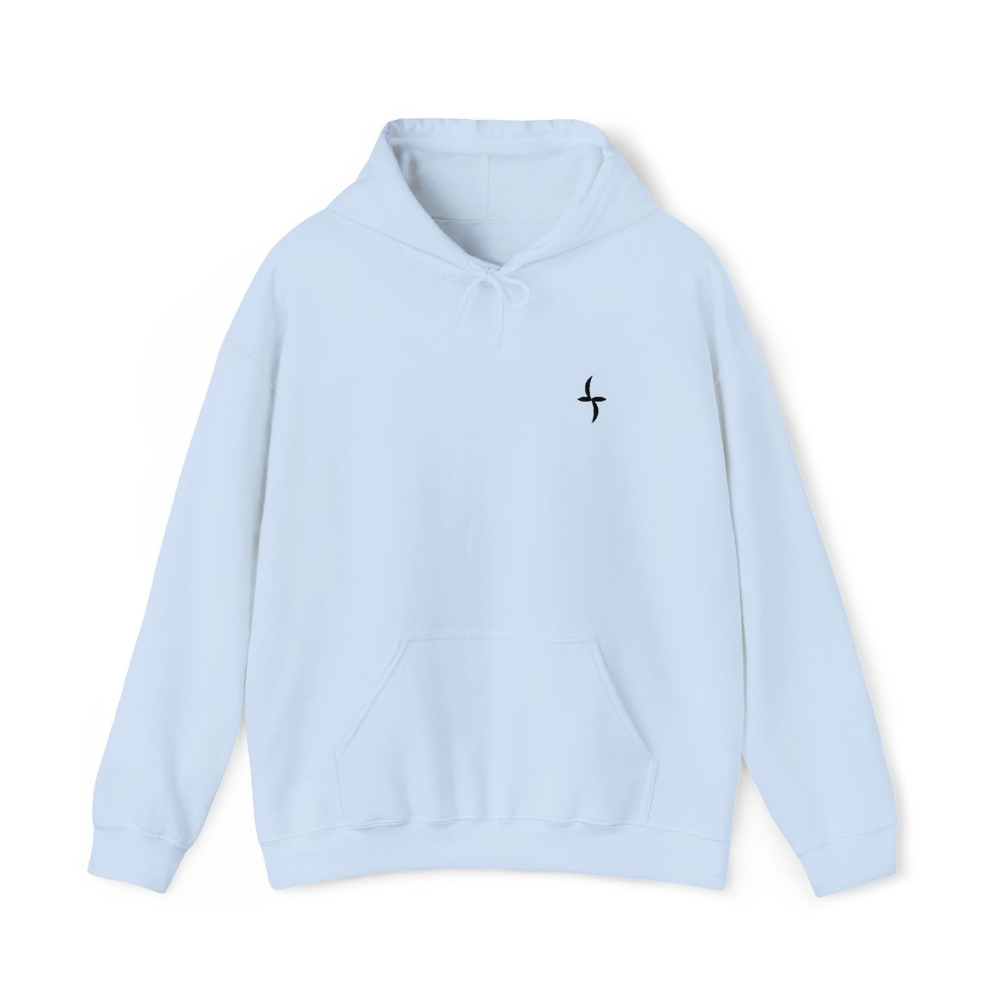Embroidered Black Logo || Hoodie