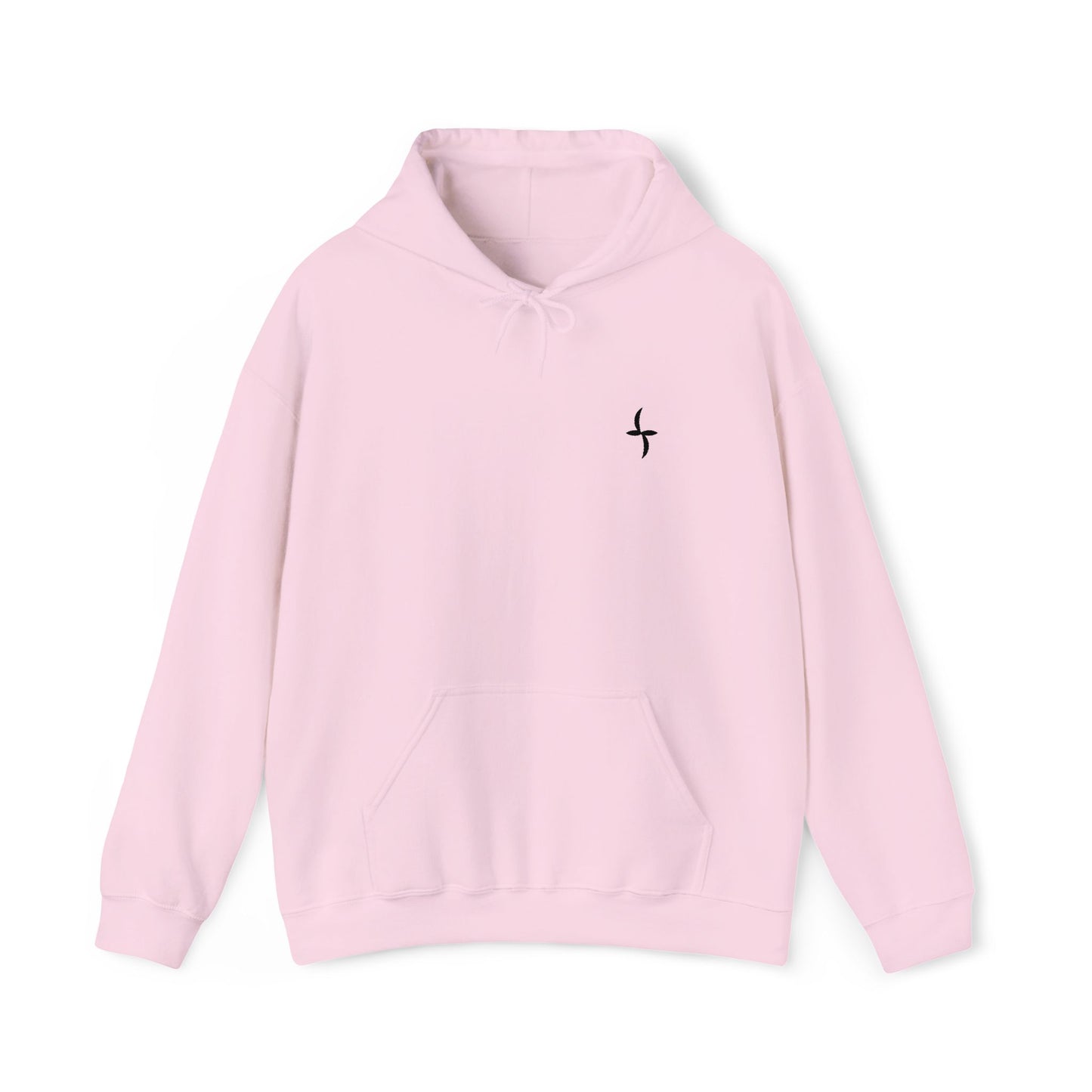 Embroidered Black Logo || Hoodie