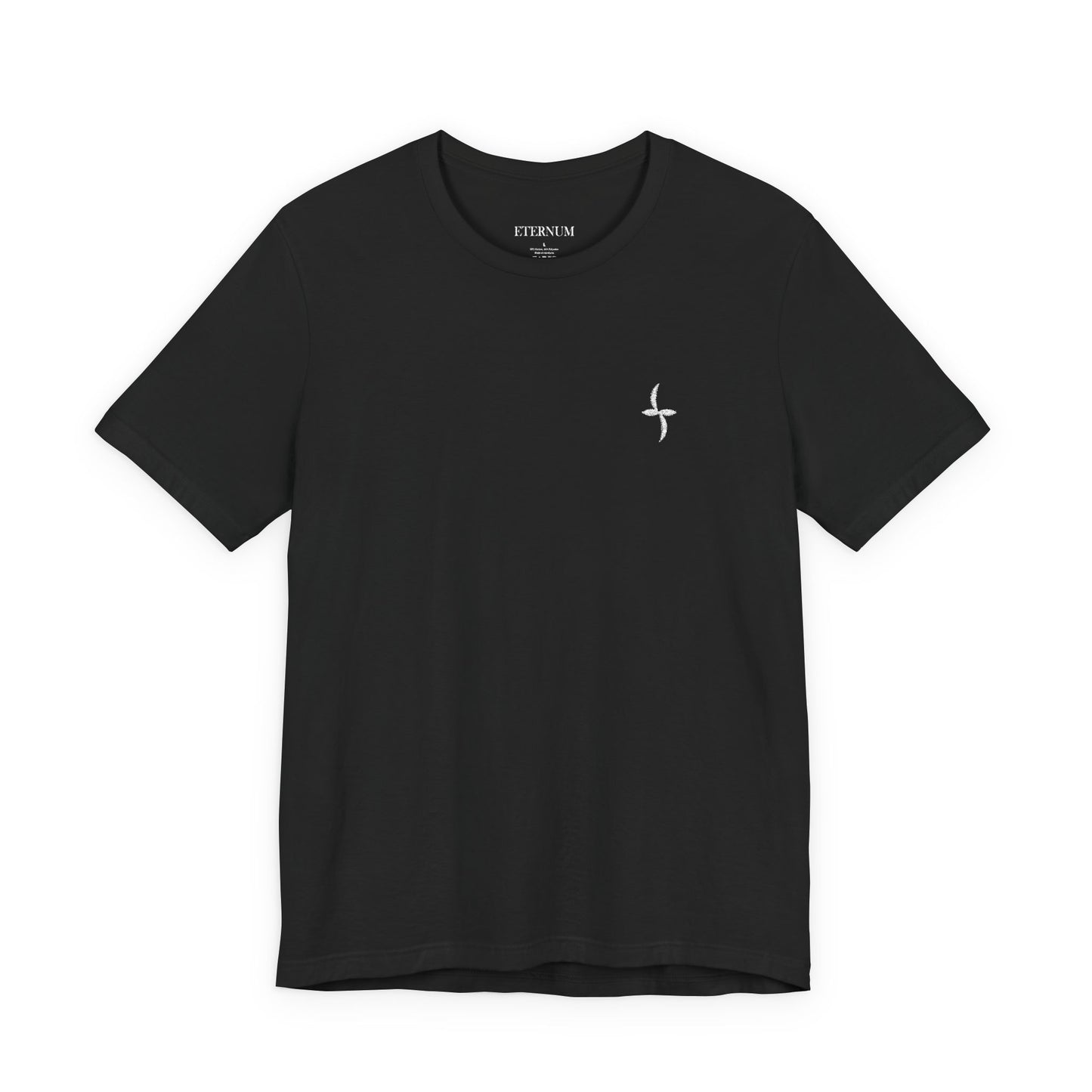 Embroidered White Logo || Tee