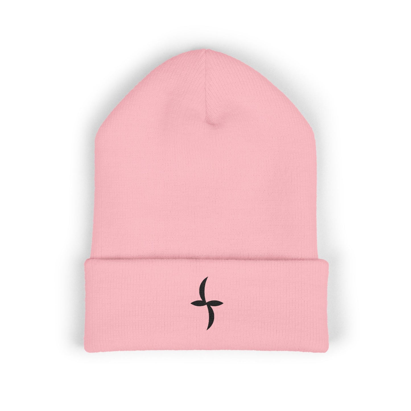 Black Embroidered Logo || Beanie