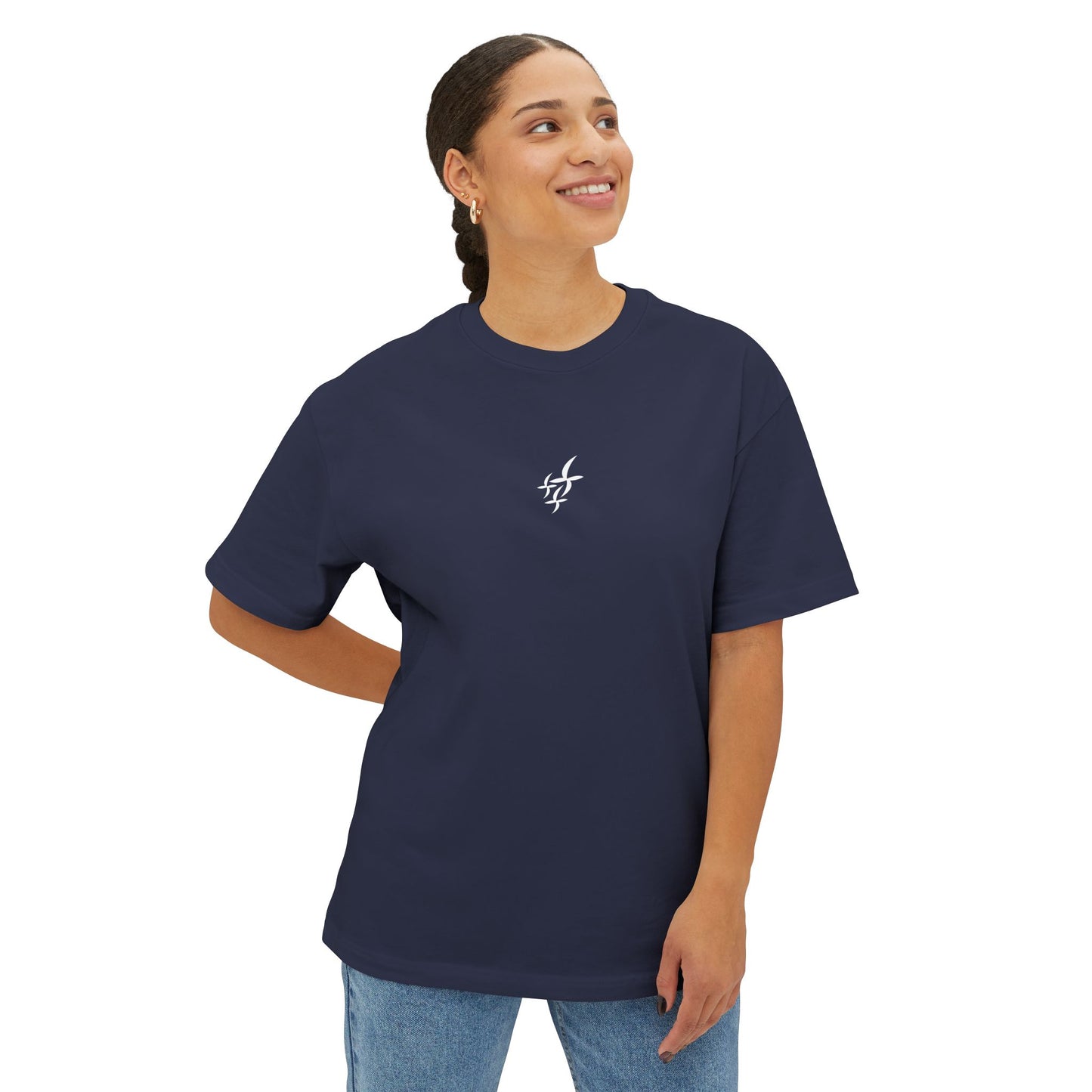 Copy of White Logo || Oversized Tee