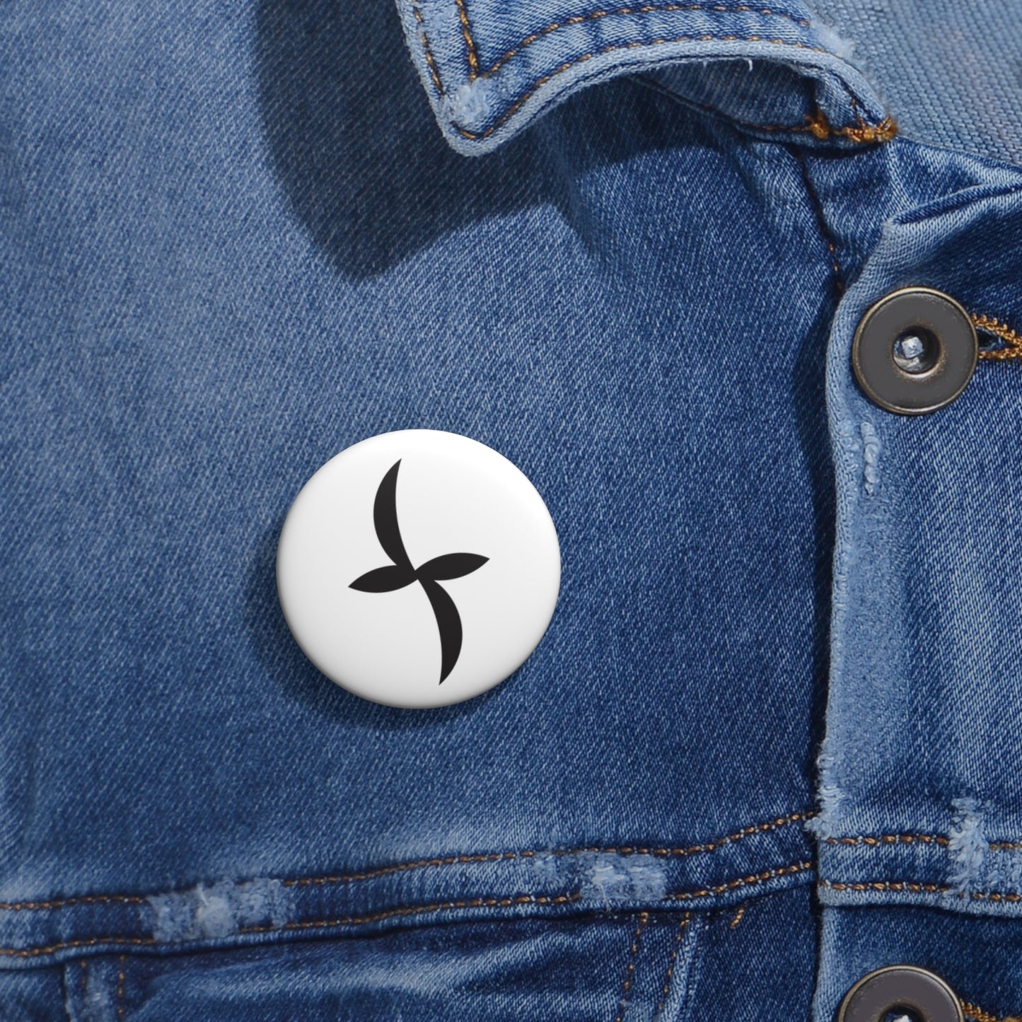 Black Logo Pin