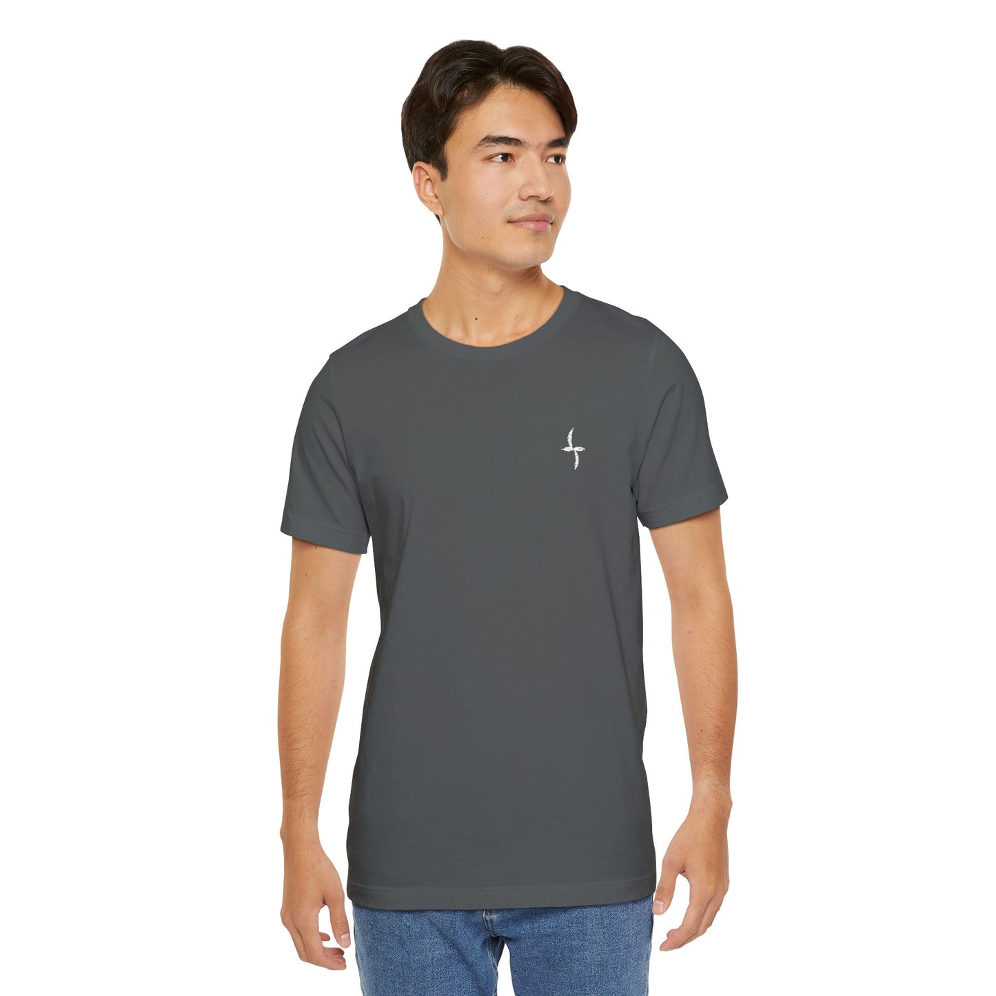Embroidered White Logo || Tee