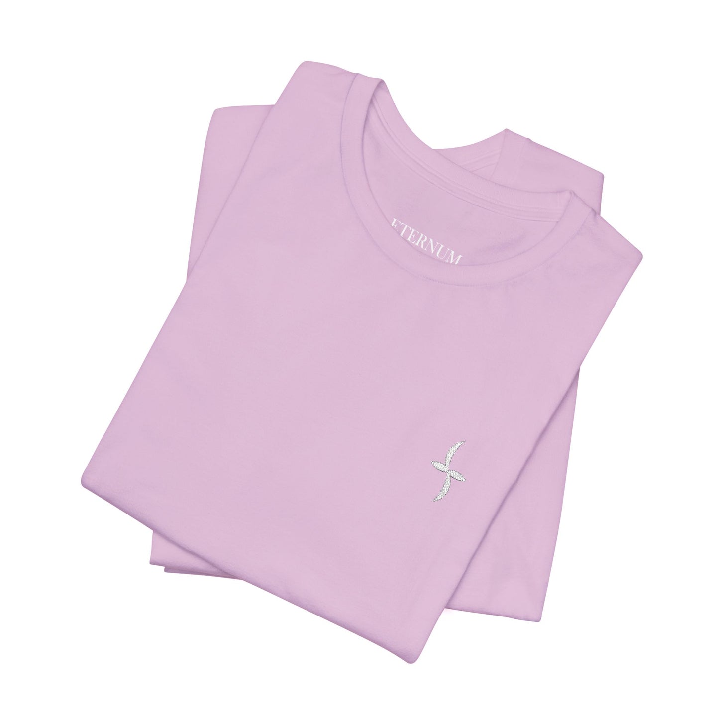 Embroidered White Logo || Tee
