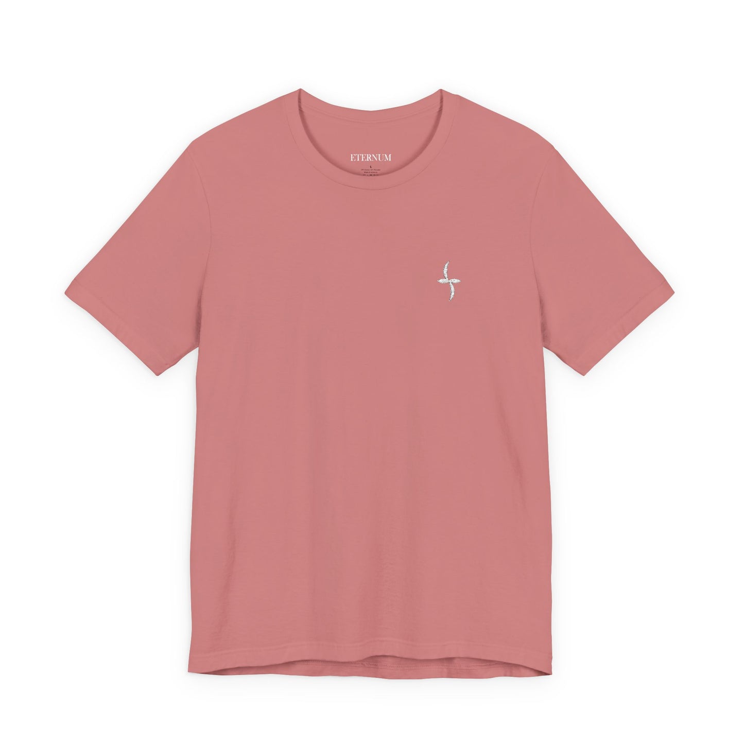 Embroidered White Logo || Tee
