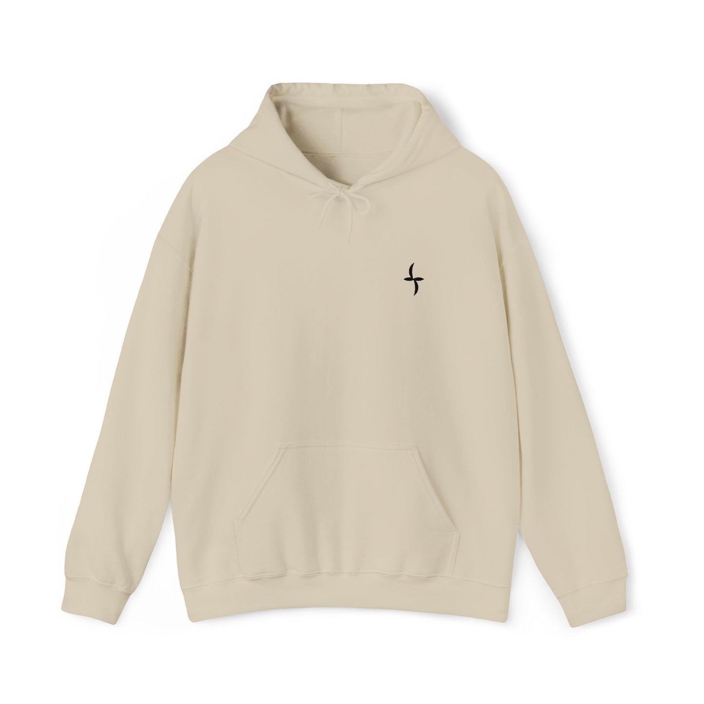 Embroidered Black Logo || Hoodie