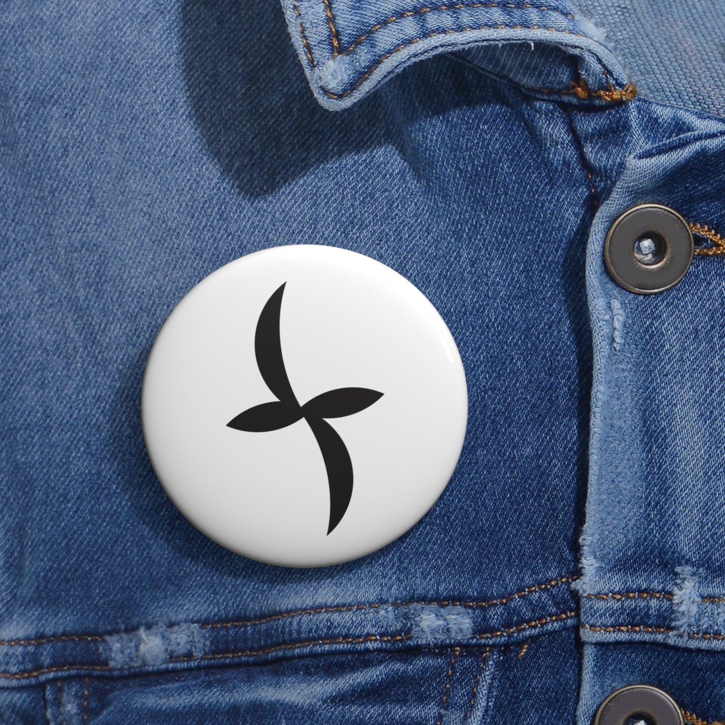 Black Logo Pin