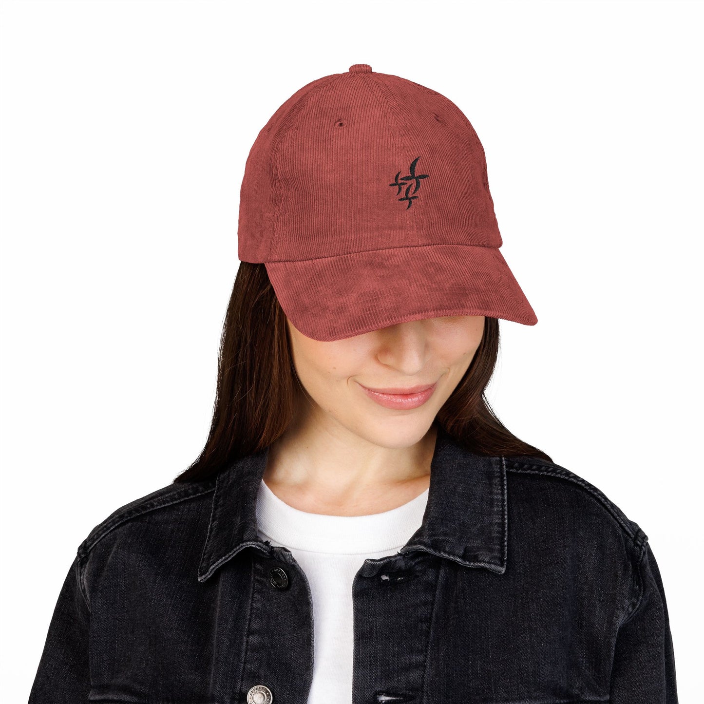 Embroidered Black Logo || Hat
