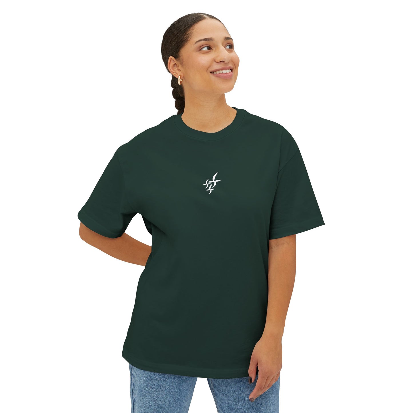 Copy of White Logo || Oversized Tee
