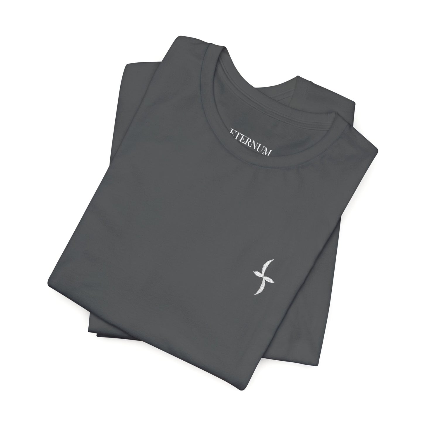 Embroidered White Logo || Tee