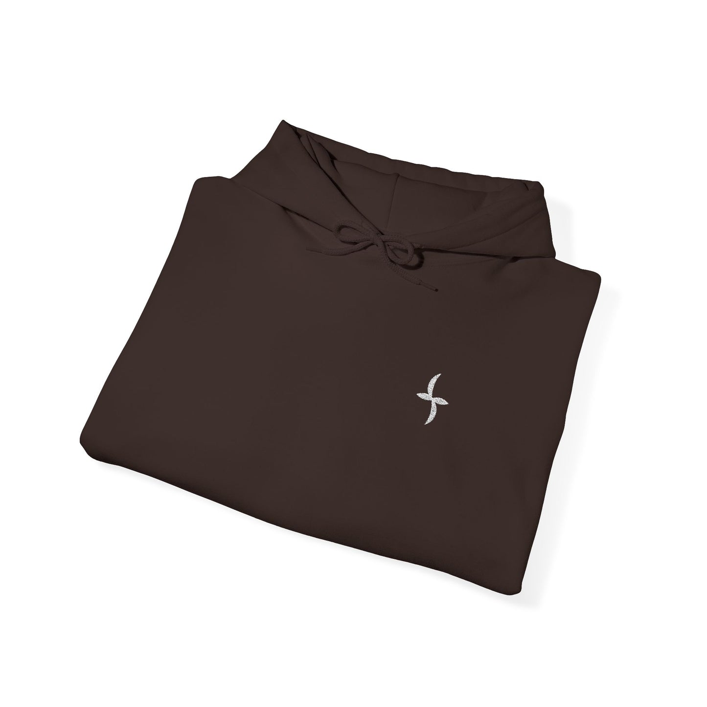 Embroidered White Logo || Hoodie