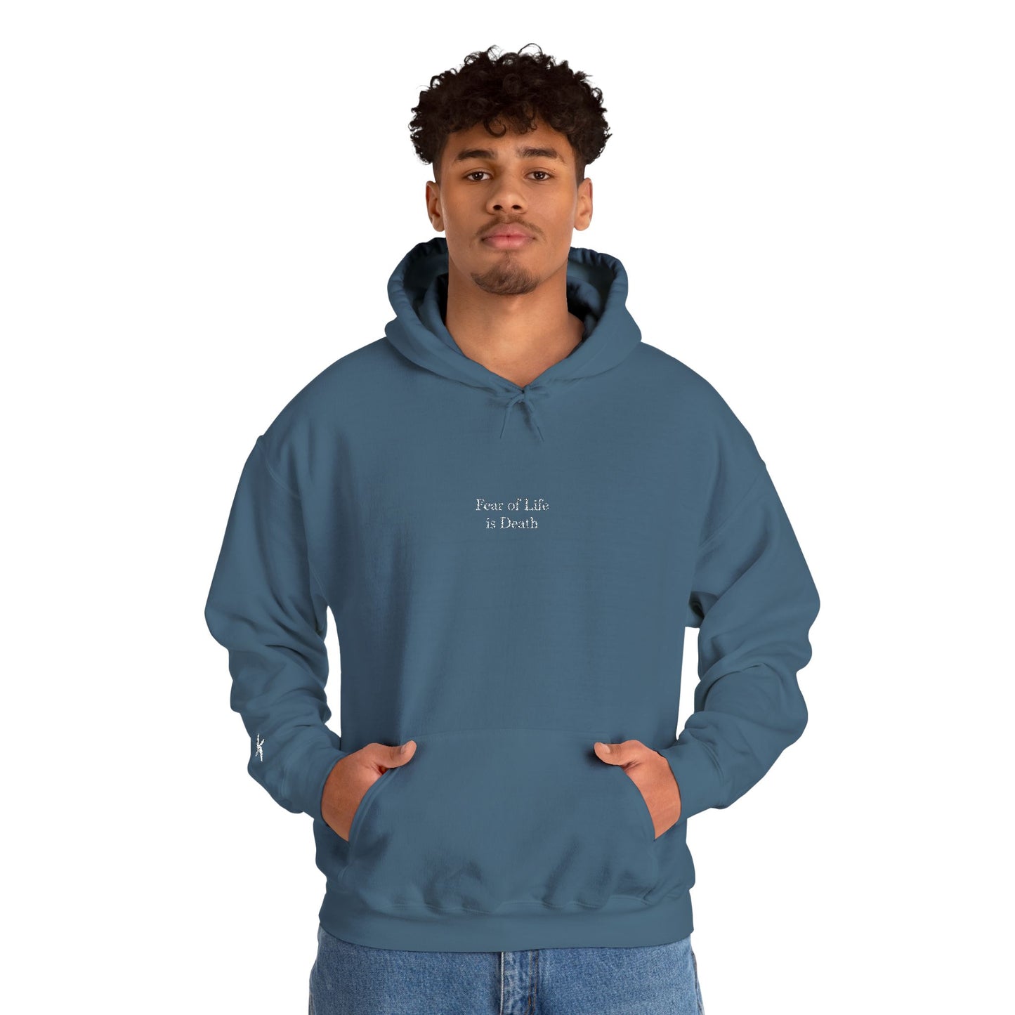 Fear of Life is Death | Hoodie [White Text]