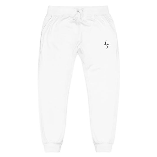 Embroidered Black Logo || Sweatpants