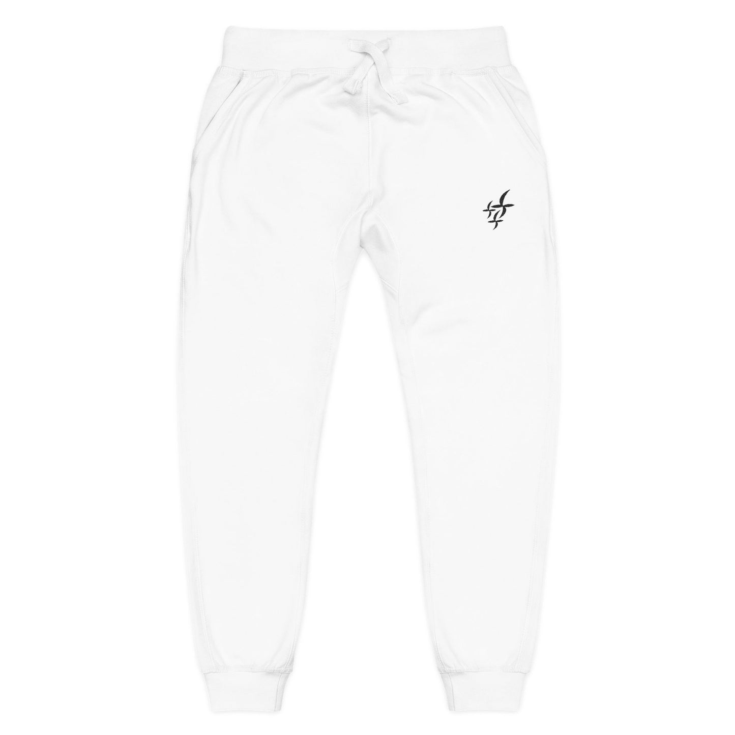 Embroidered Black Logo || Sweatpants