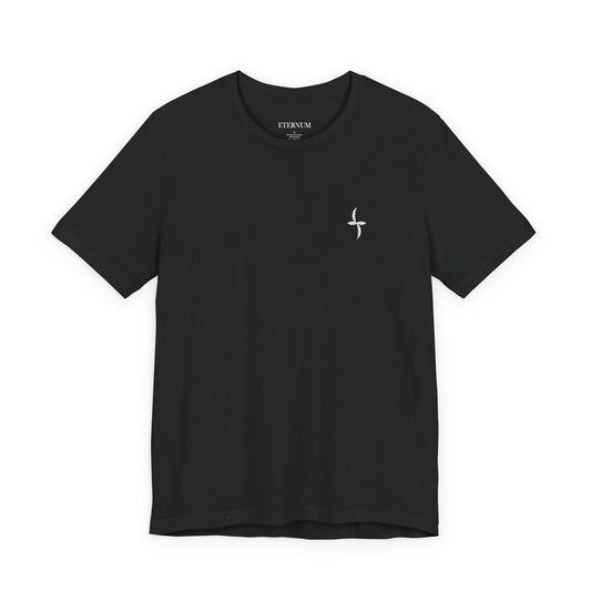 Embroidered White Logo || Tee