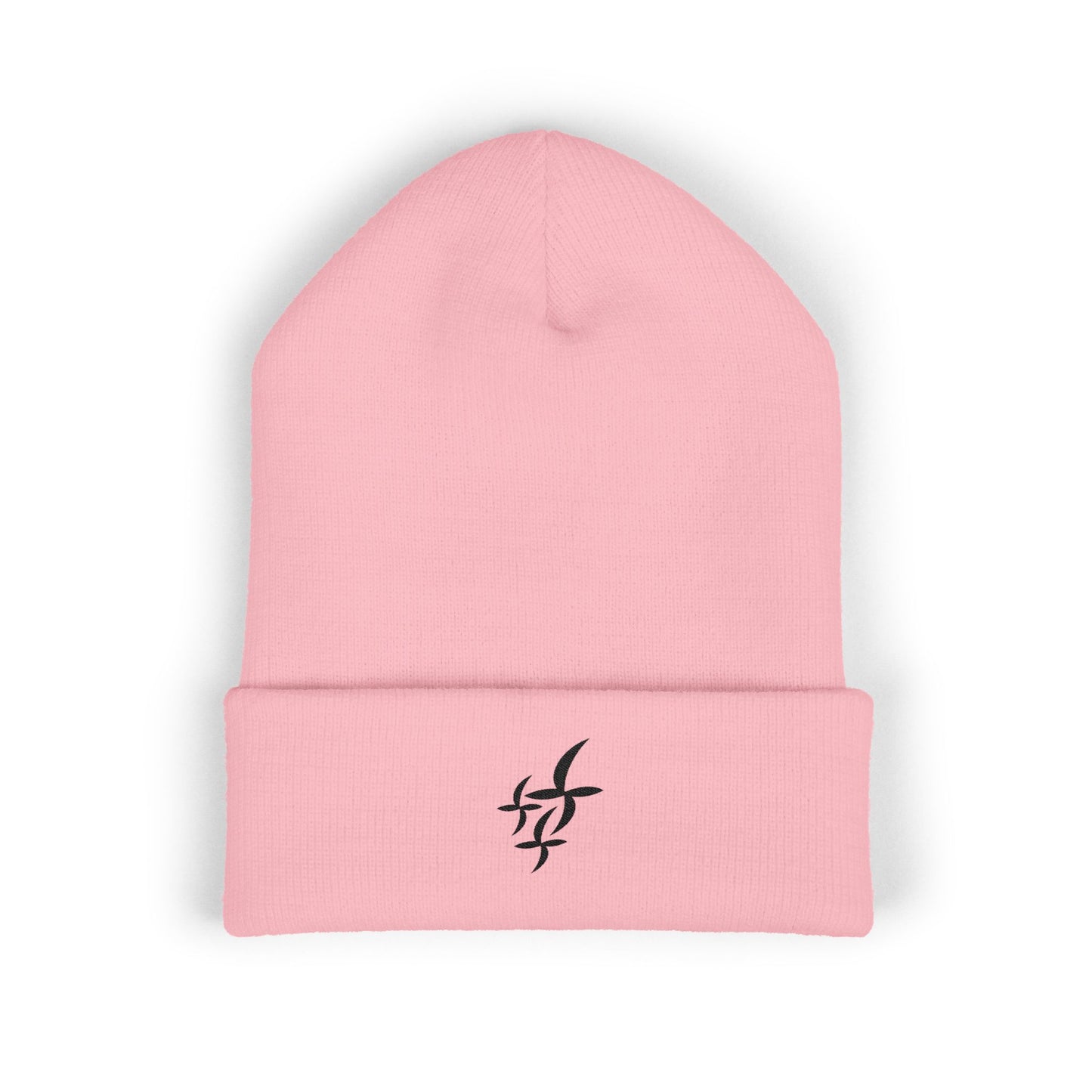 Black Embroidered Logo || Beanie