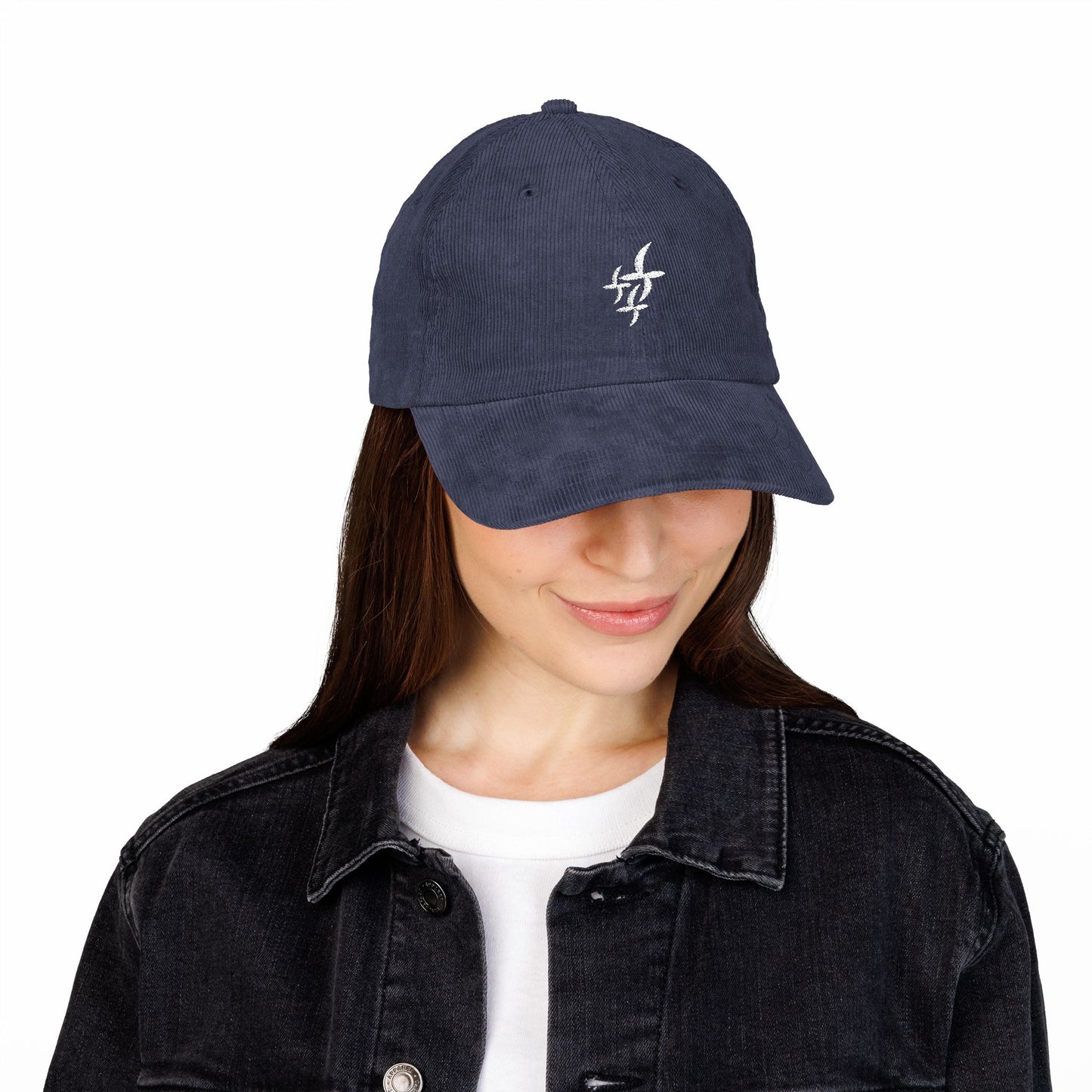 Embroidered White Logo || Hat