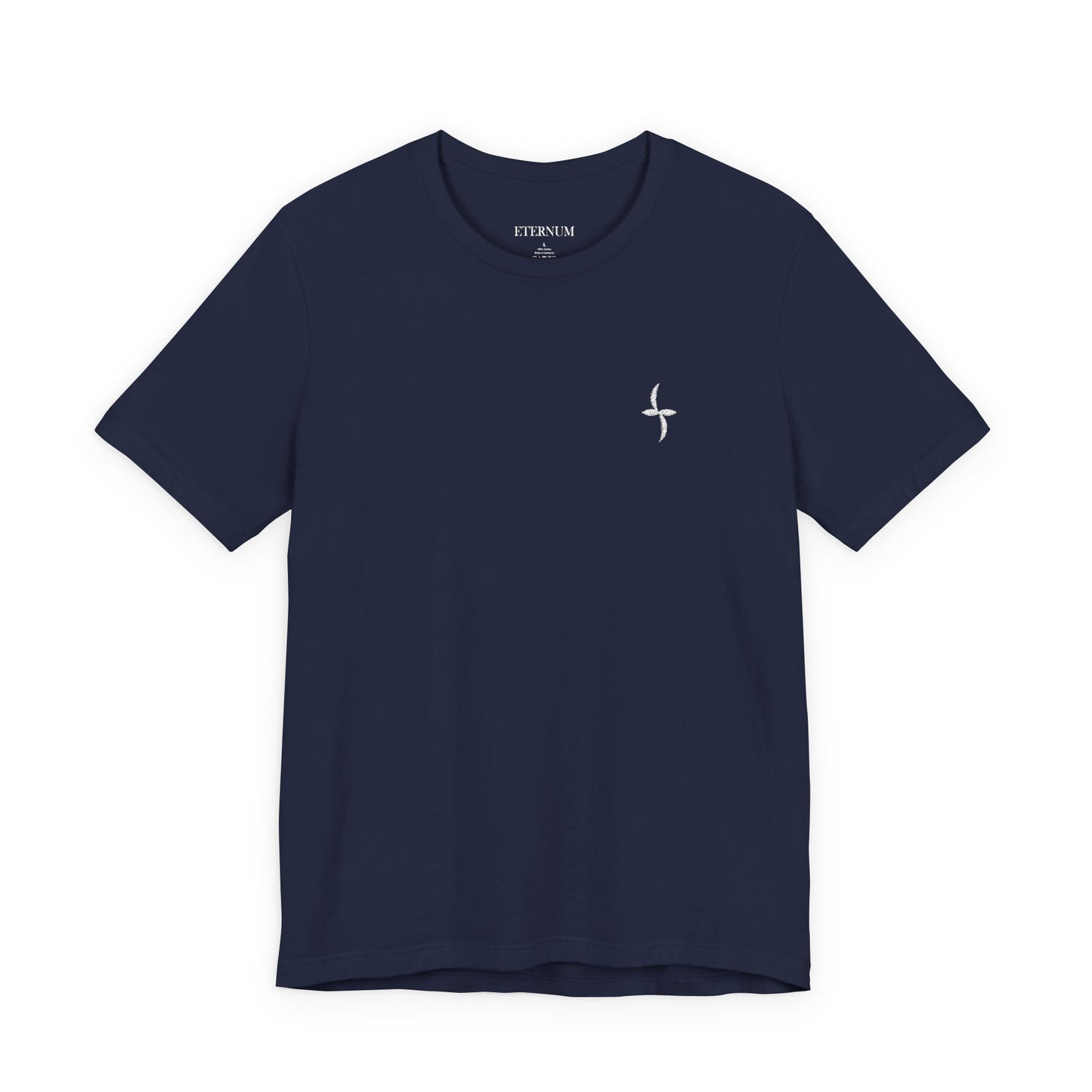 Embroidered White Logo || Tee
