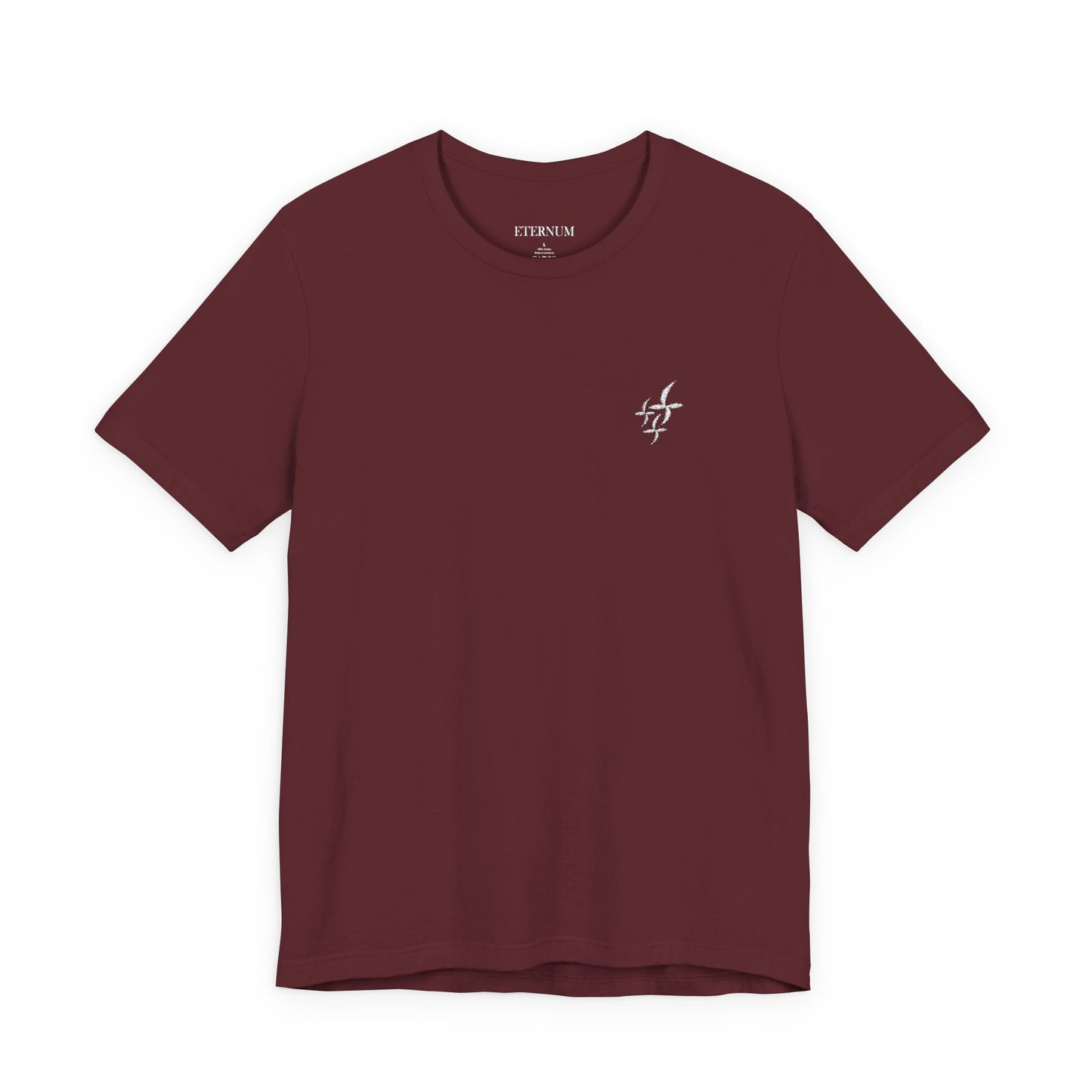Embroidered White Logo || Tee