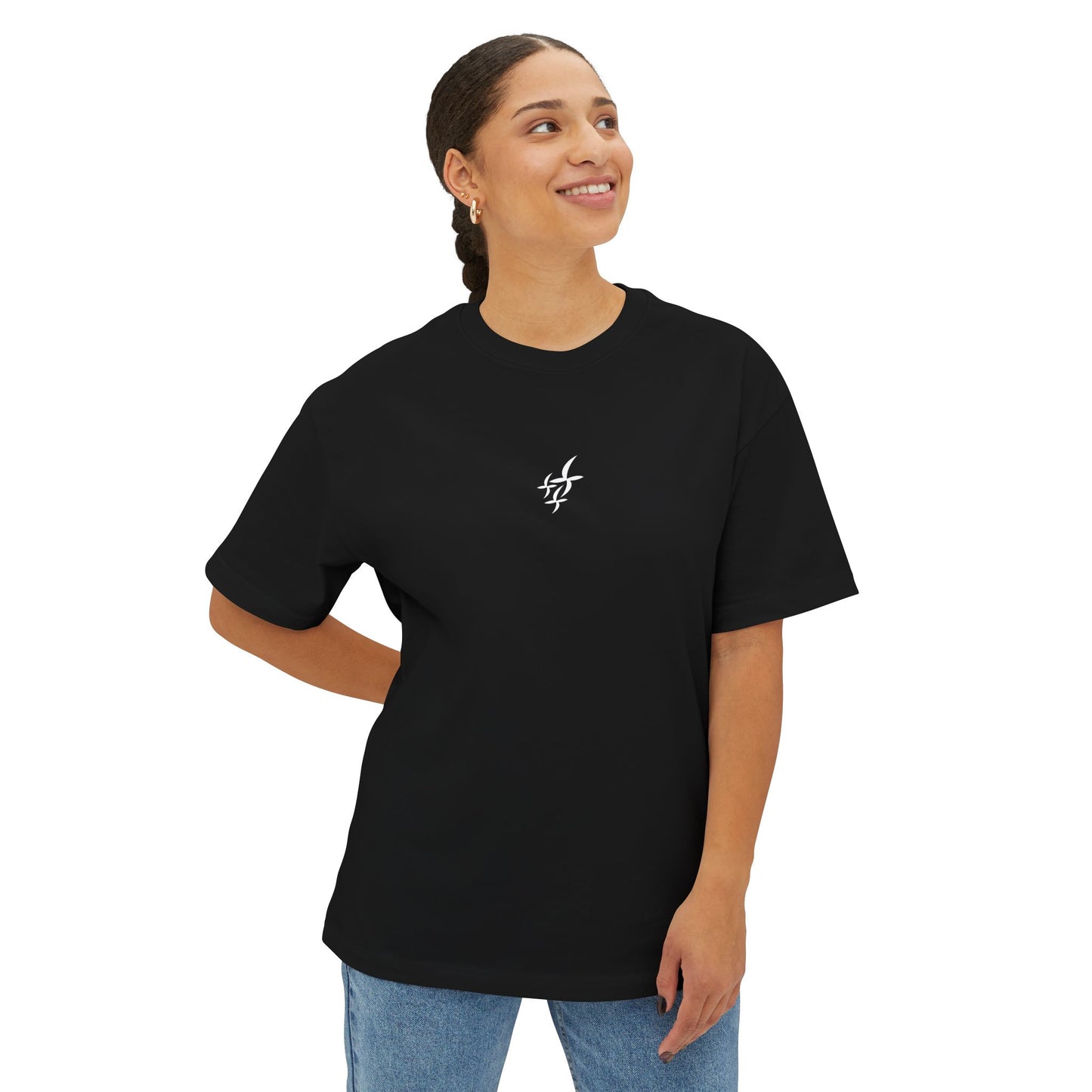 Copy of White Logo || Oversized Tee