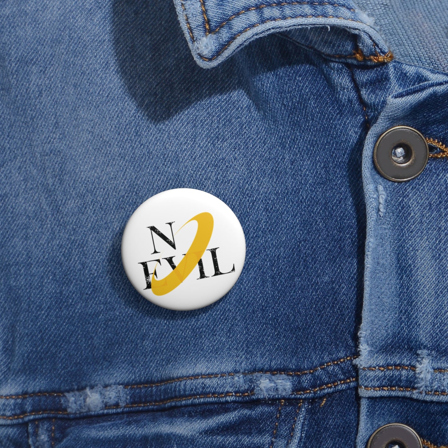 No Evil || Pin [White]