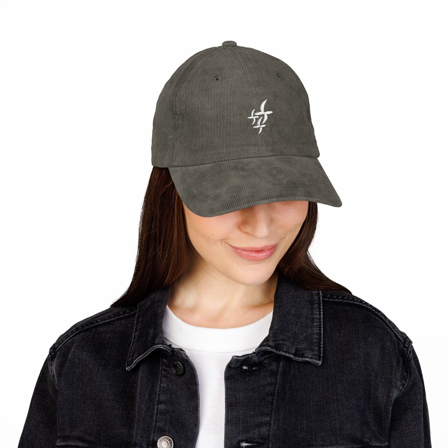 Embroidered White Logo || Hat