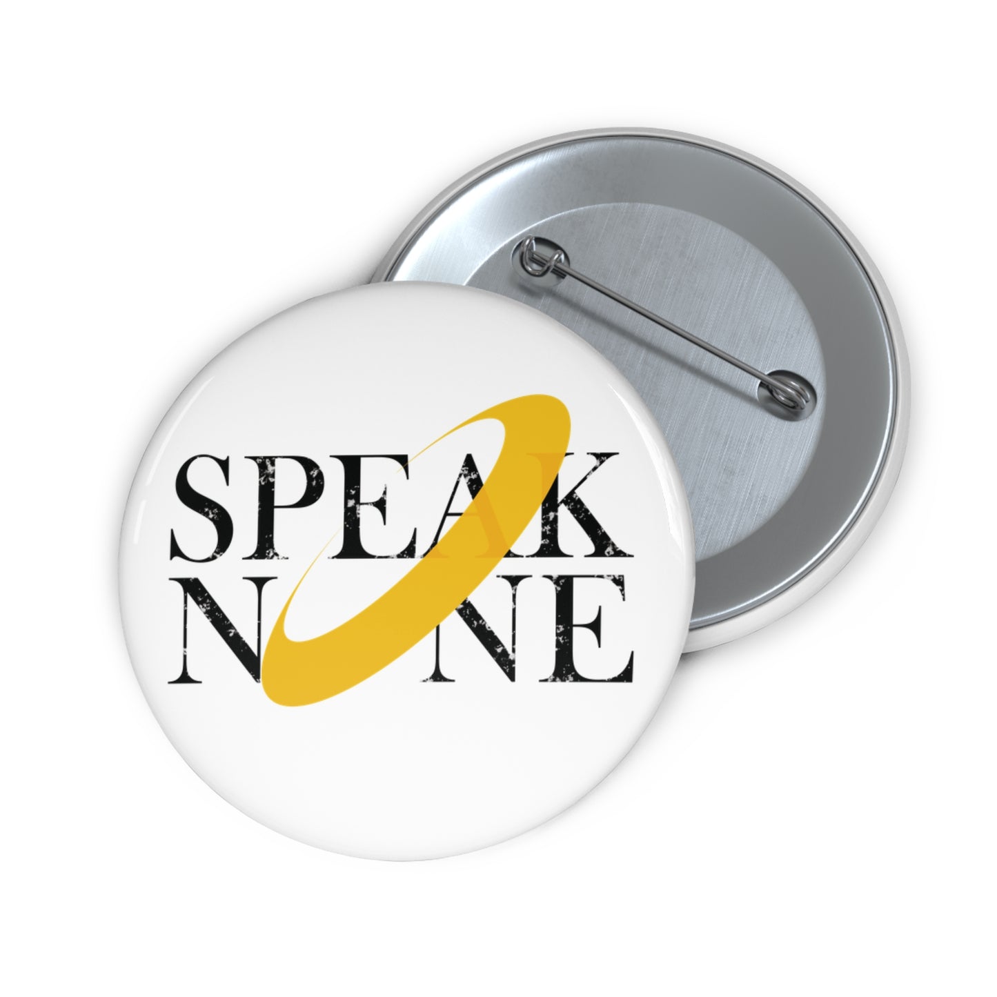 Speak No Evil || Pin [White]