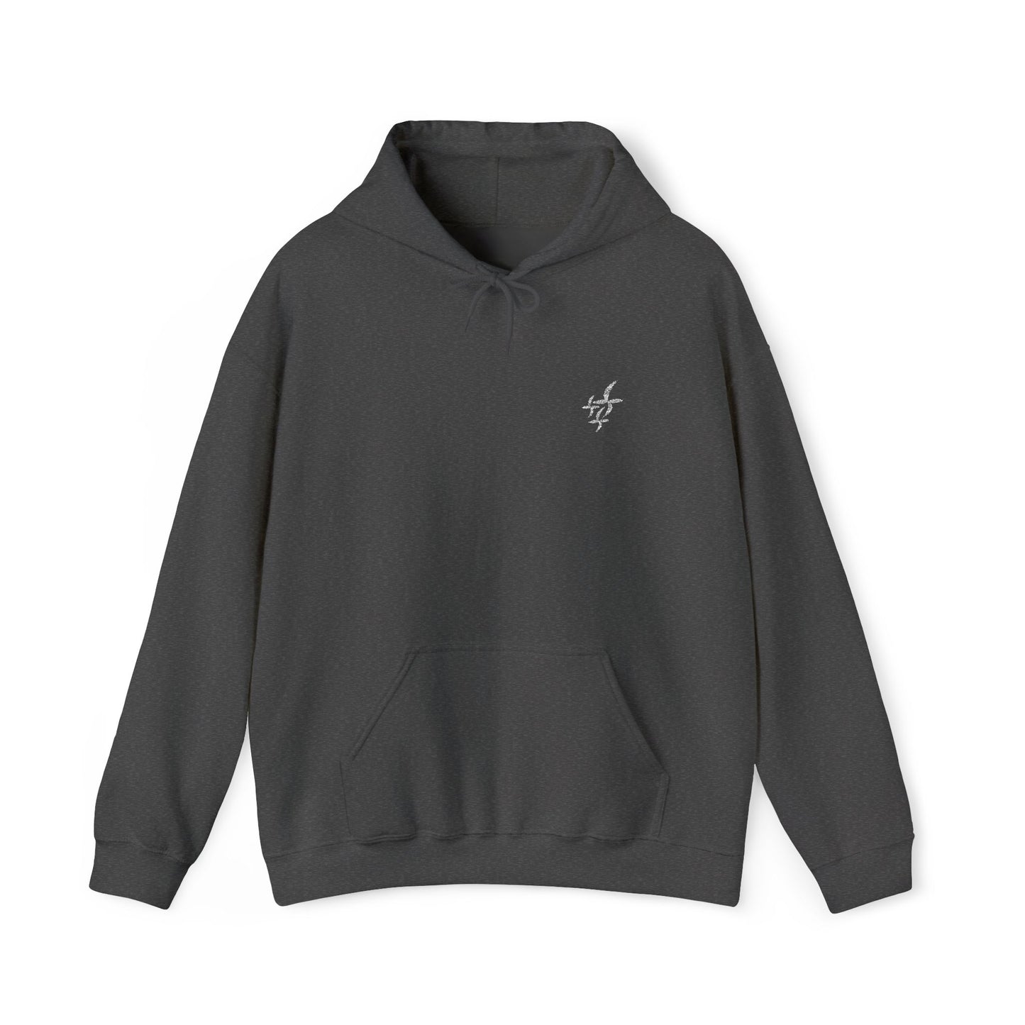Embroidered White Logo || Hoodie