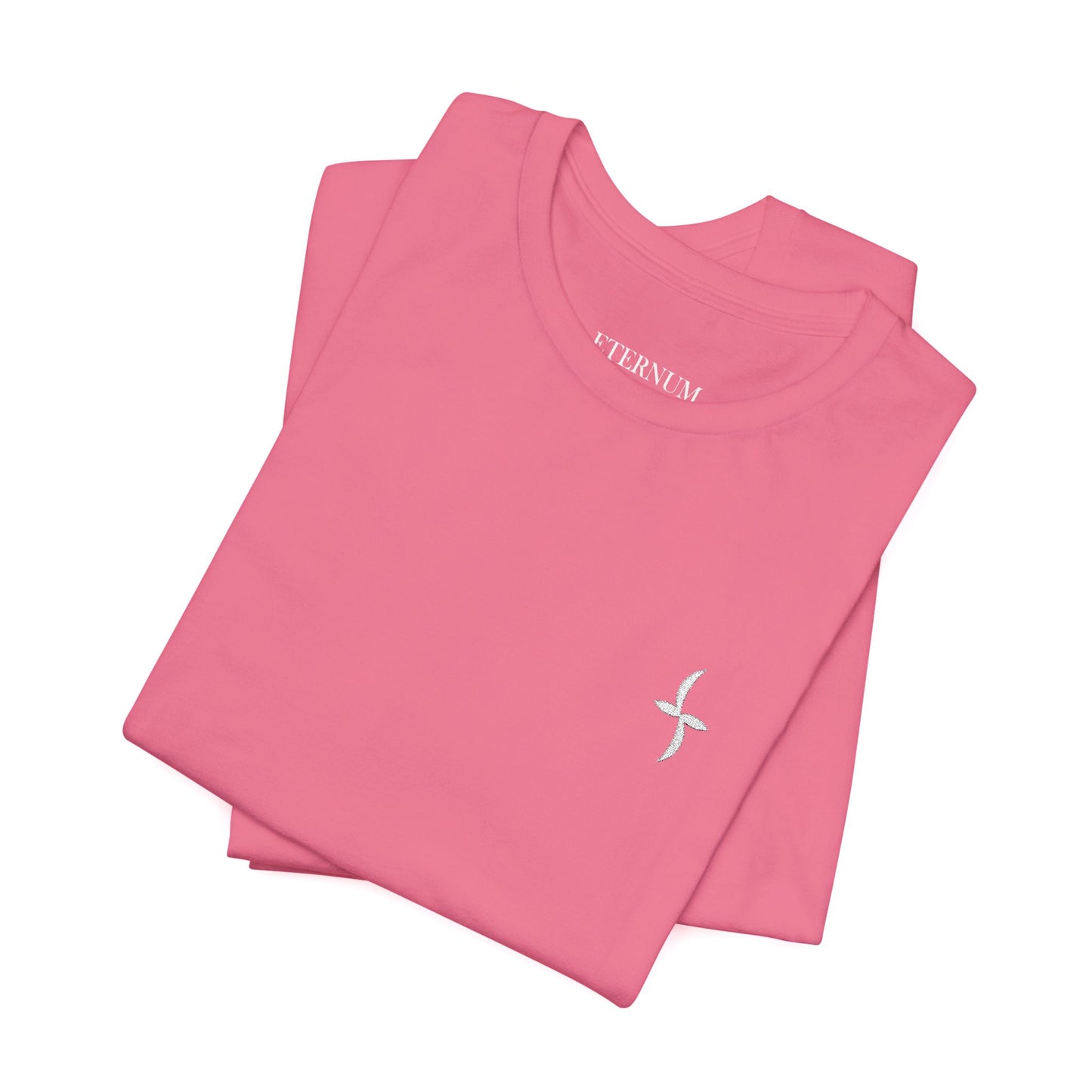 Embroidered White Logo || Tee