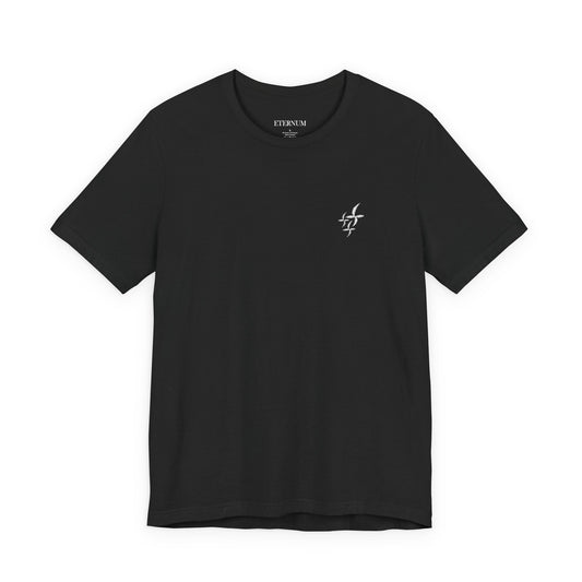 Embroidered White Logo || Tee