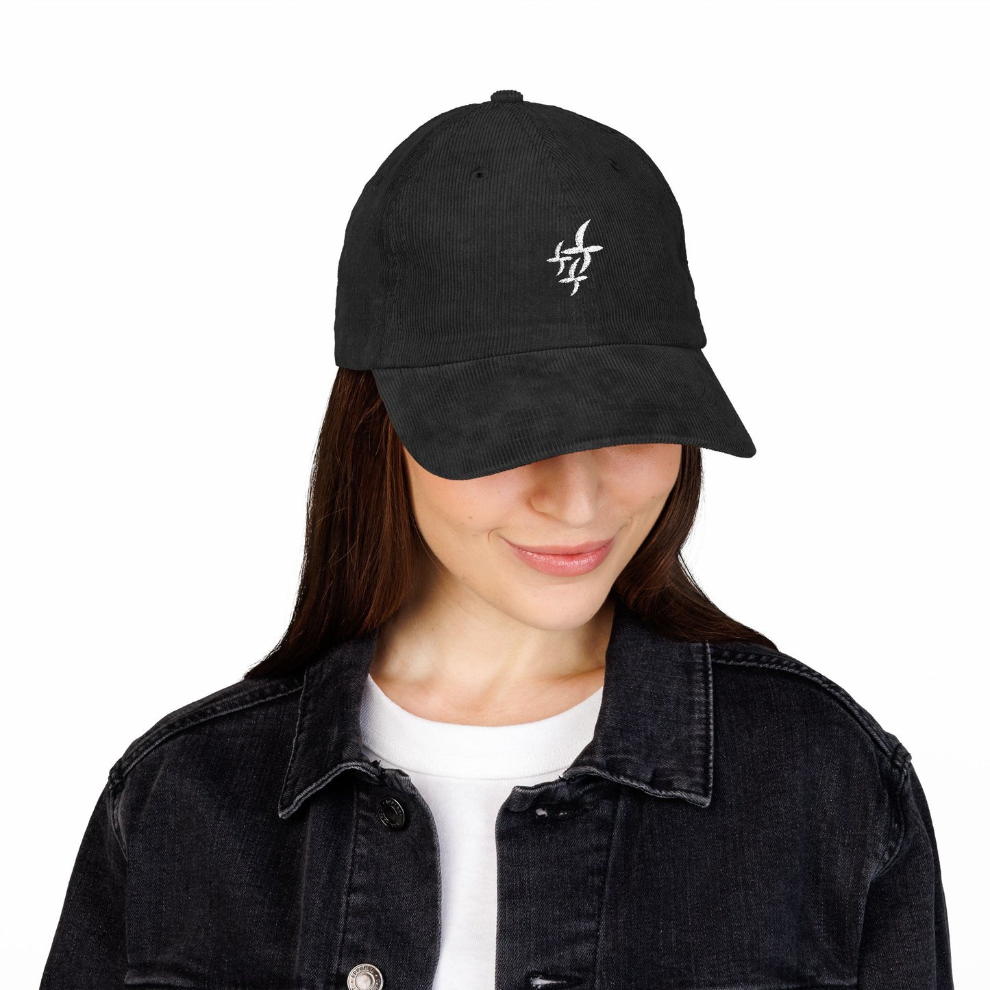 Embroidered White Logo || Hat