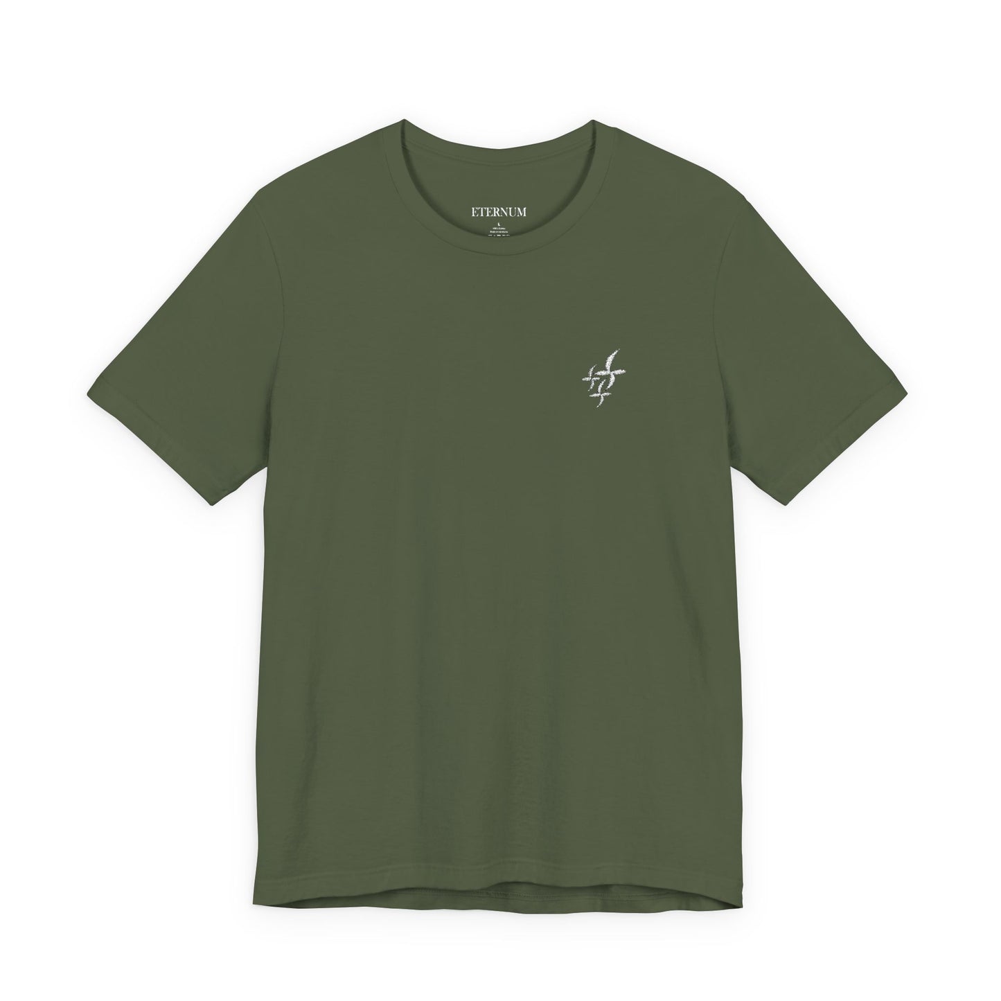 Embroidered White Logo || Tee