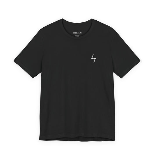 Embroidered White Logo || Tee