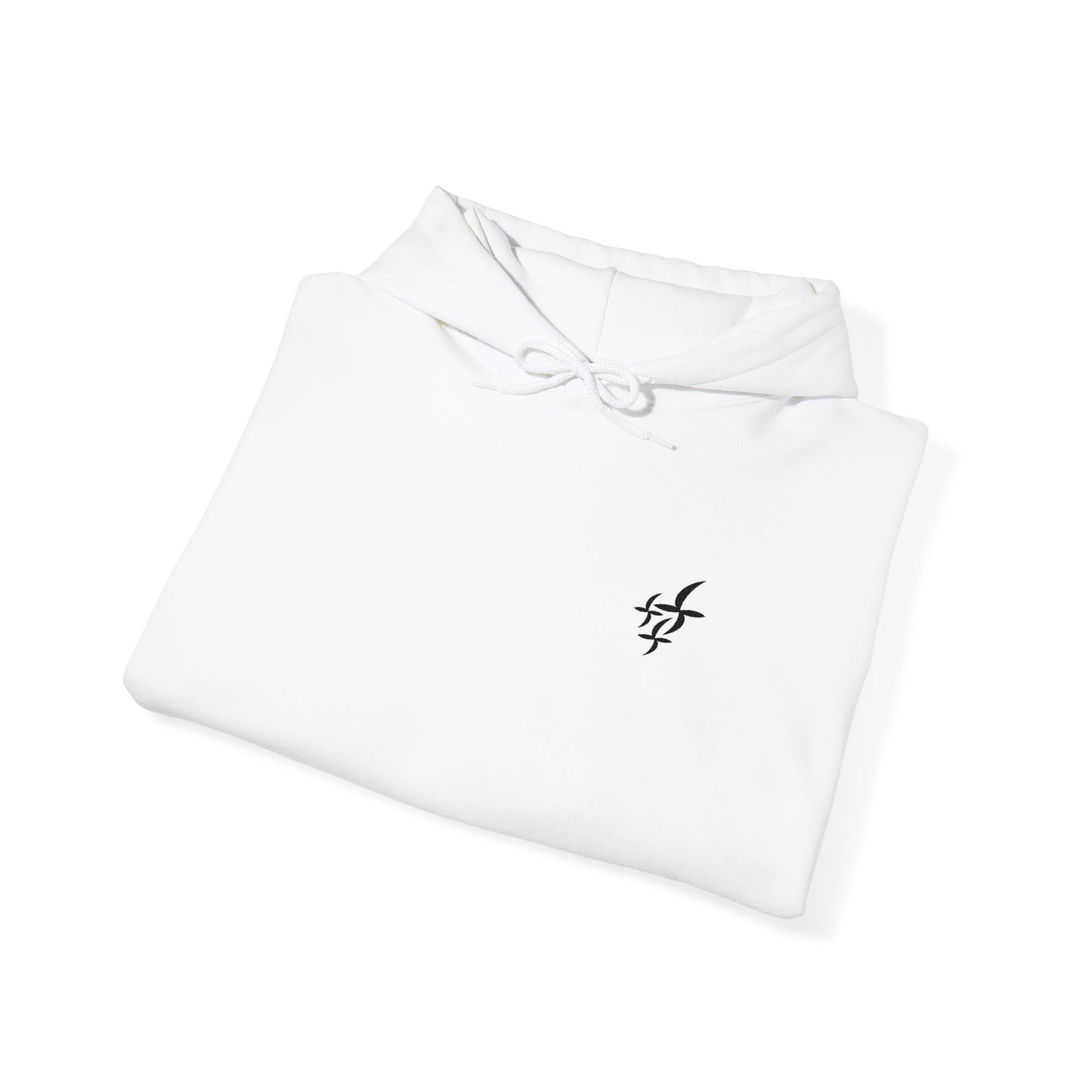 Embroidered Black Logo || Hoodie